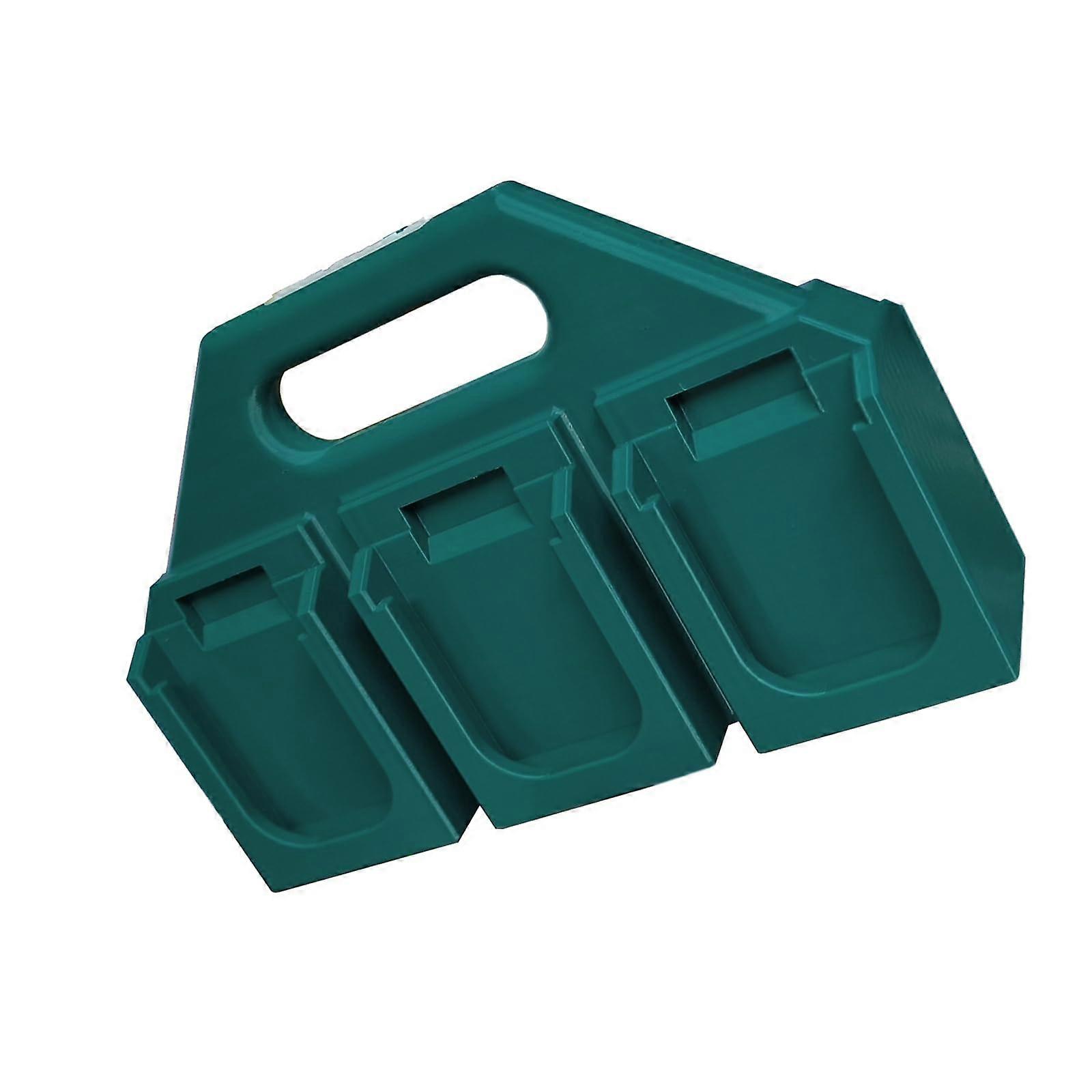18V Battery Holder, 4/6Cell Secure Storage Organizer, Durable SpaceSaving Tool Accessory, Compatible With 18V Batteries