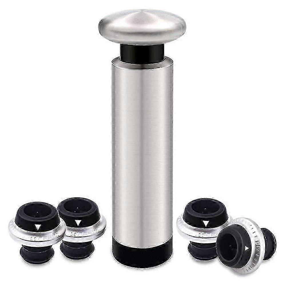 Stoppers Saver Pump With Bottle Stoppers,less Steel -