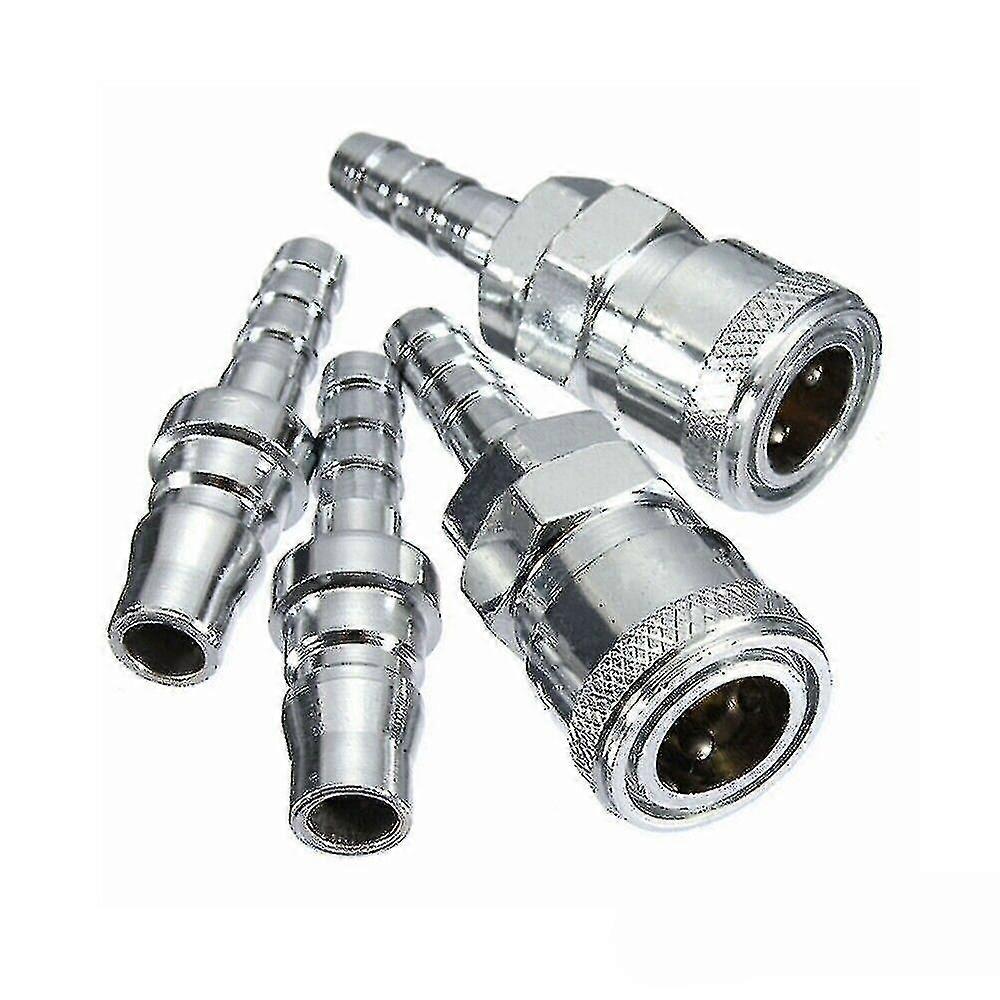 4 x 8mm Gas Hose Copper Nozzle Quick Connectors, Suitable for RVs, Safe and Convenient