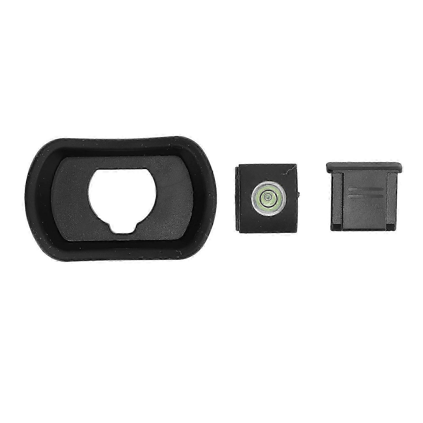 Camera Eyecup & Hot Shoe Bubble Level: Comfortable Fit & Precise Calibration for GFX100II