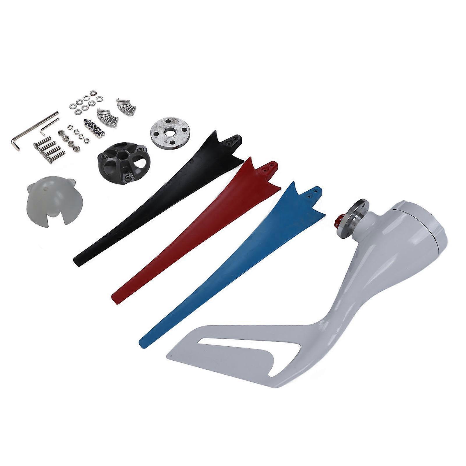 100W 3 Blades Small Wind Turbine Low Speed Starting Wind Solar Hybrid Generator Assembly Kit DC12V 