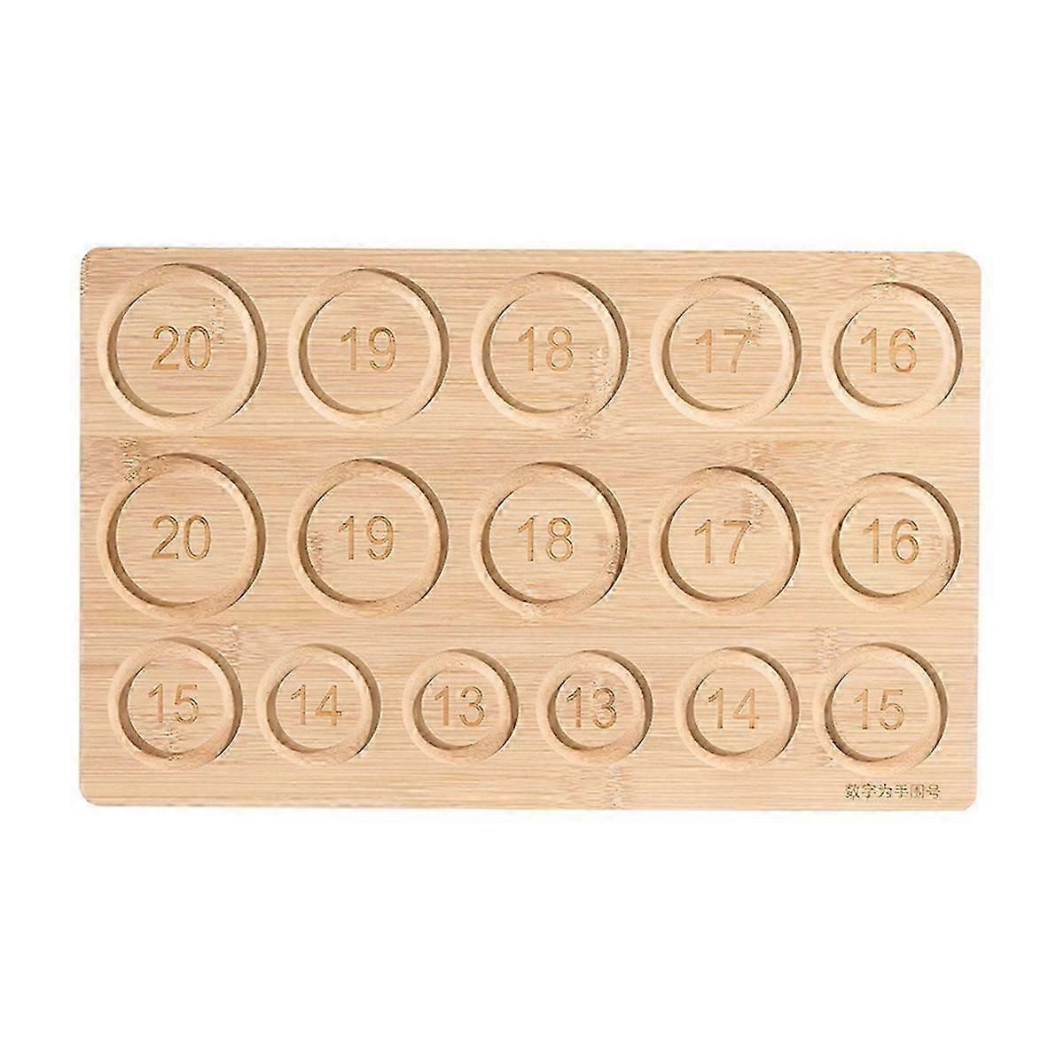DIY Bead Tool Jewelry Design Tray: Solid Wood Display with Bamboo & Wood Storage Solution