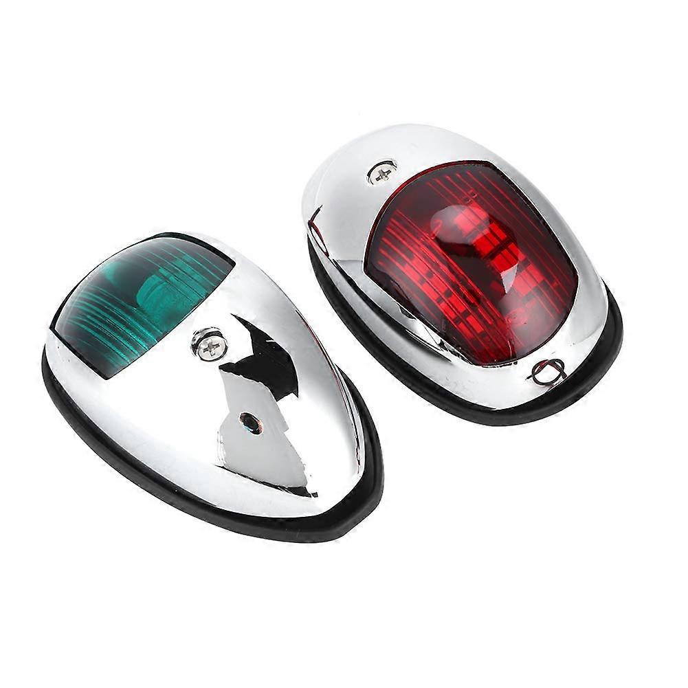 Waterproof Green Starboards Red Port Light For 20m Boat Dual Navigation Light Set Green Starboards Red Port Lights