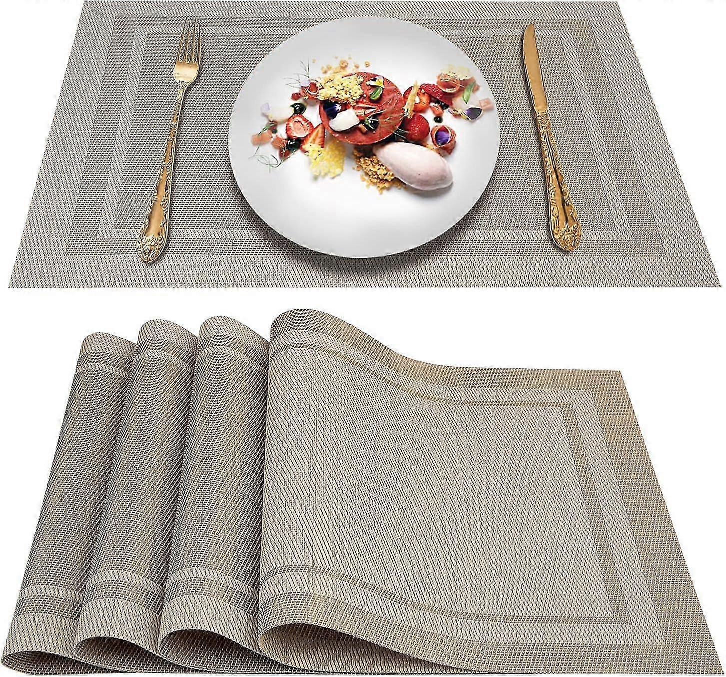 Woven Placemats Set of 4, Boho Style, Design for Dining Table 2025