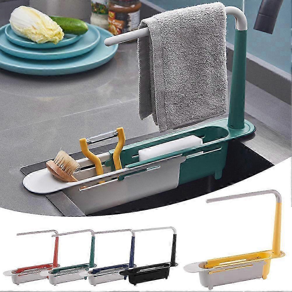 Upgrade Adjustable Sink Storage OrganizerTelescopic Sink Storage Rack 2025