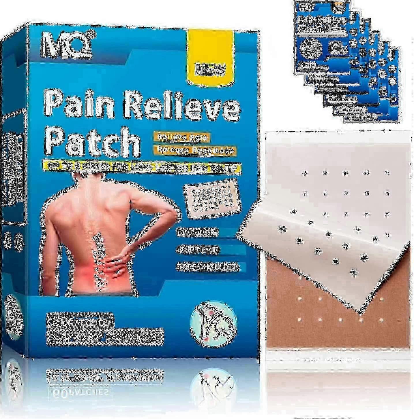 60 stk smertelindrende plasterplaster, varmebehandling smertelindrende plastersmerter langvarig smertelindring