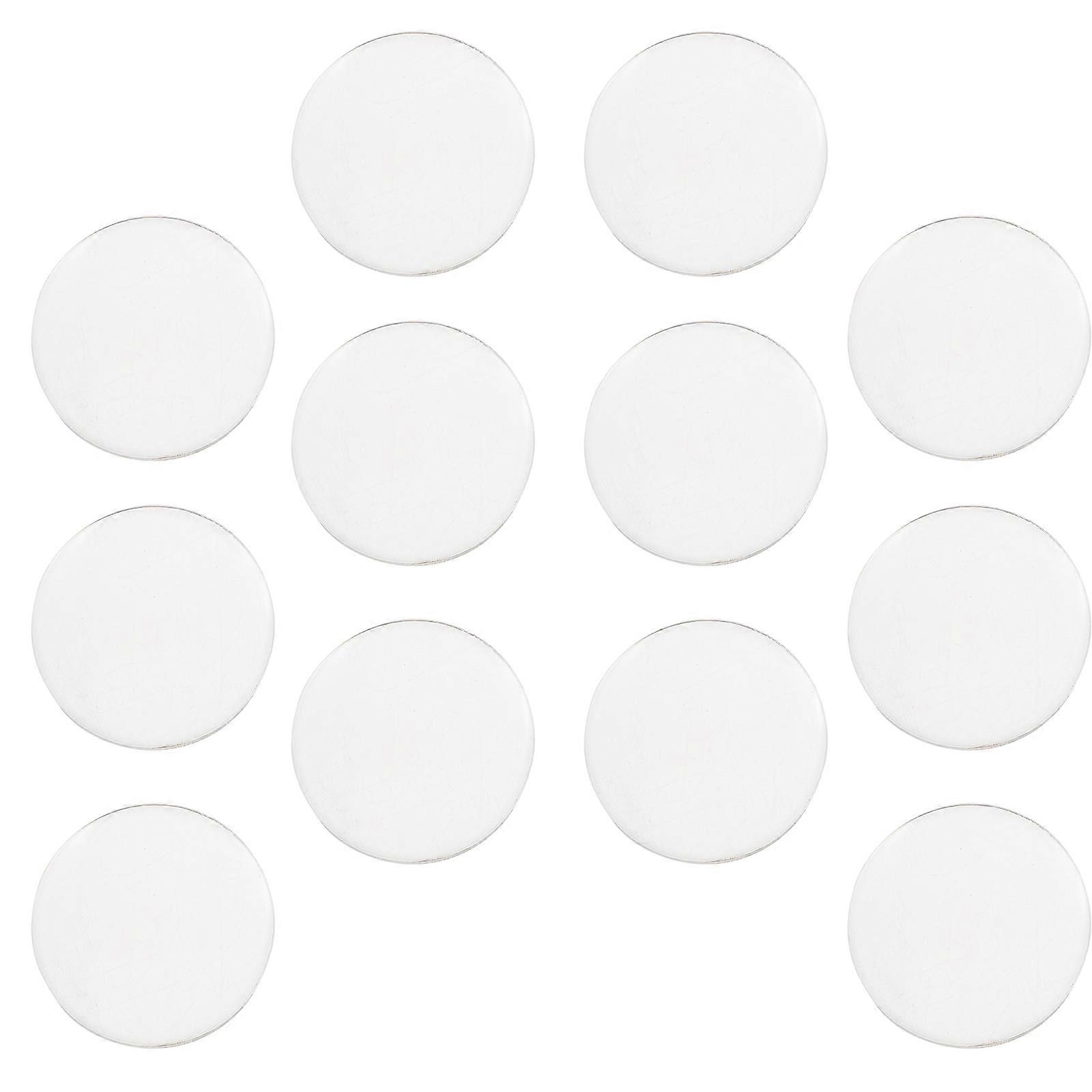 Optical Lens Convex Lens for Lab Use 24Pcs Transparent Science Tools