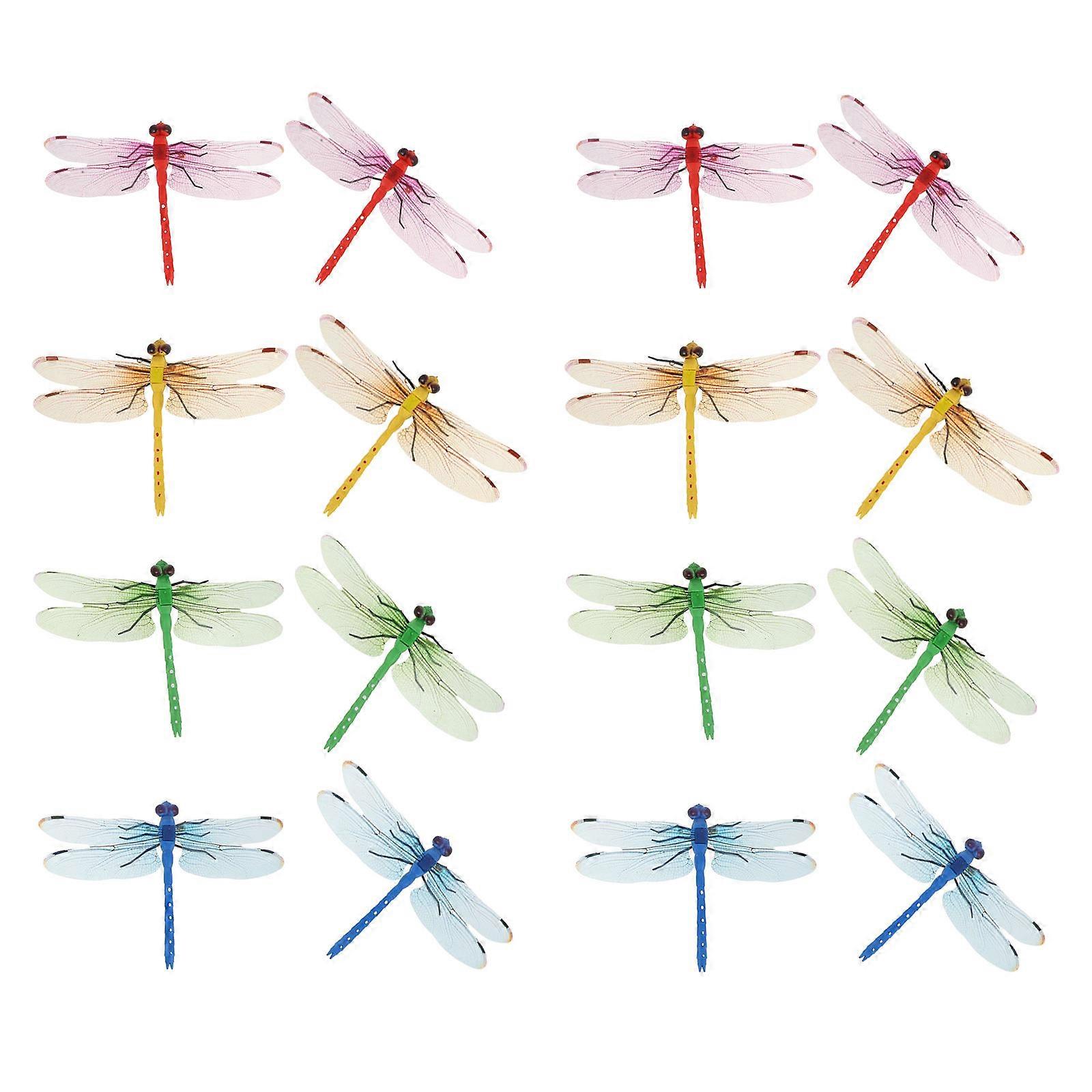 Curtain Dragonflies Decorative Prop Dragonfly Models for Decor 100Pcs