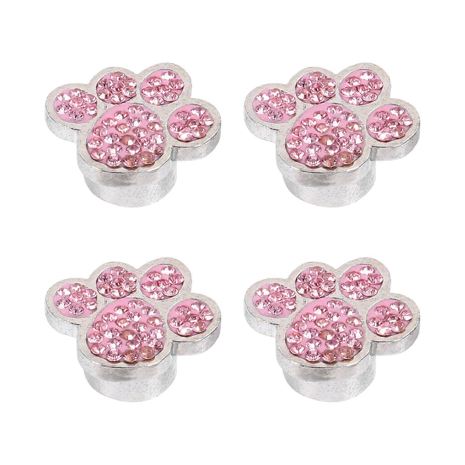 Decorative Tire Nozzle Caps For Car Tire Spiracles 2X1CM Nozzle Function 4 Pcs