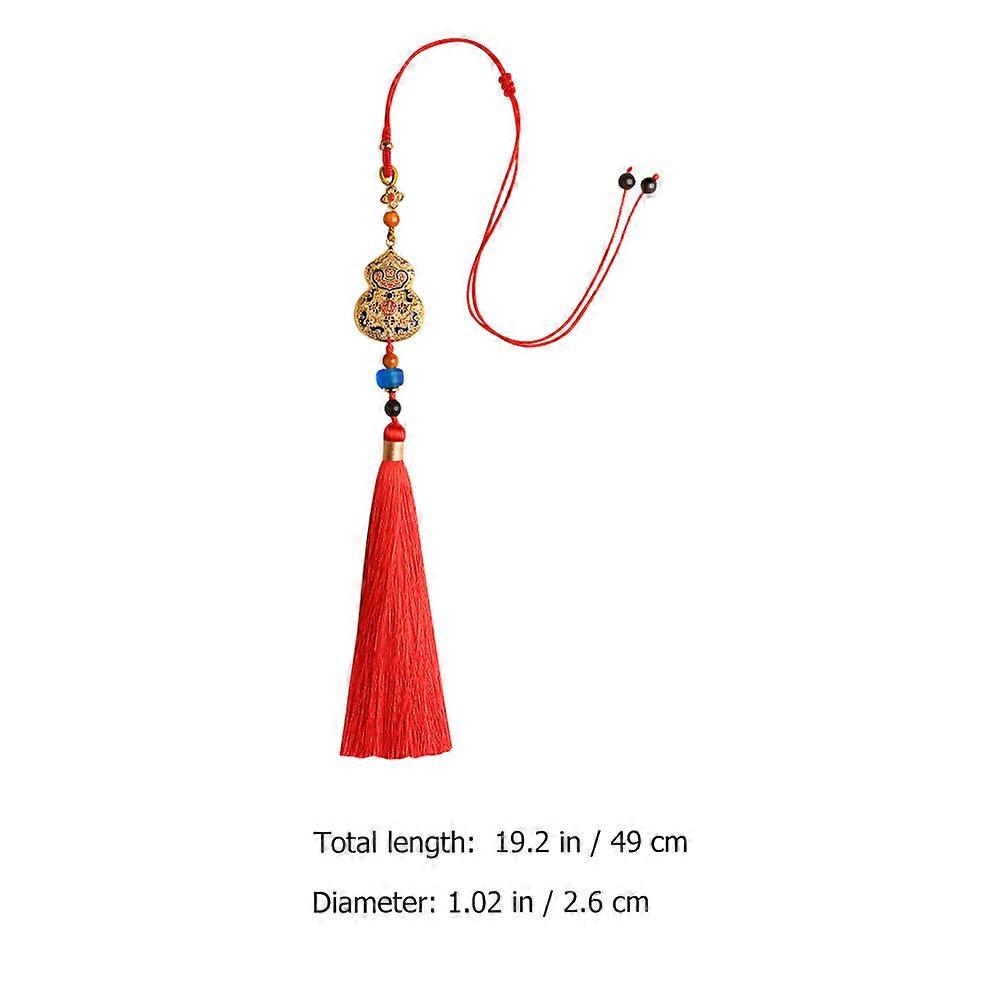 Car Rearview Mirror Pendant for Blessing Use 2Pcs Auto Back Mirror Hanging Ornament