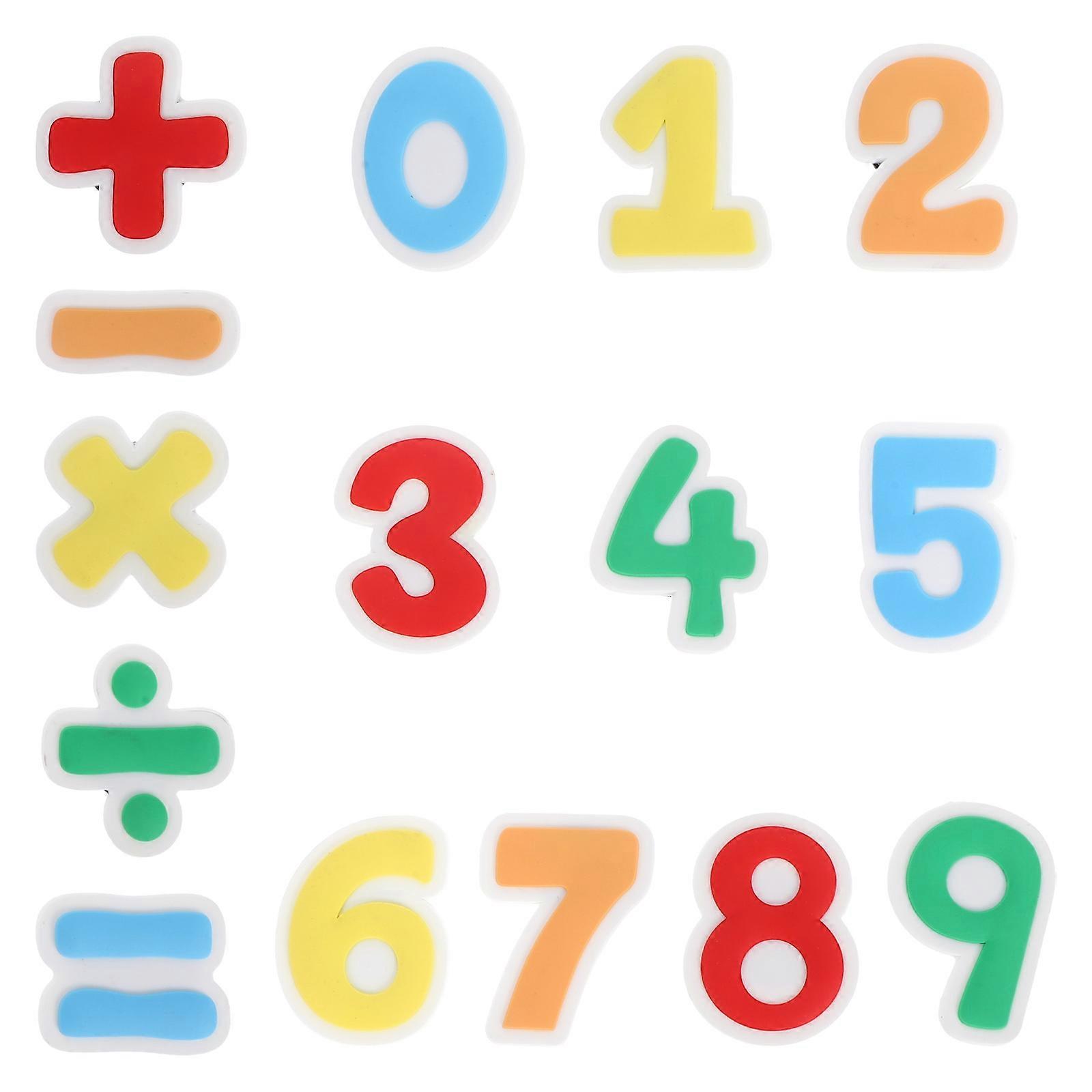 Multicolor Cute Refrigerator Magnets for Children with Learning 45Pcs