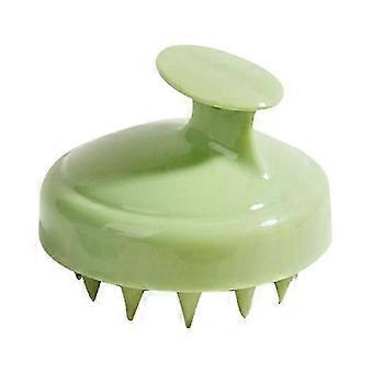 Escova de massagem capilar com trigo natural para couro cabeludo