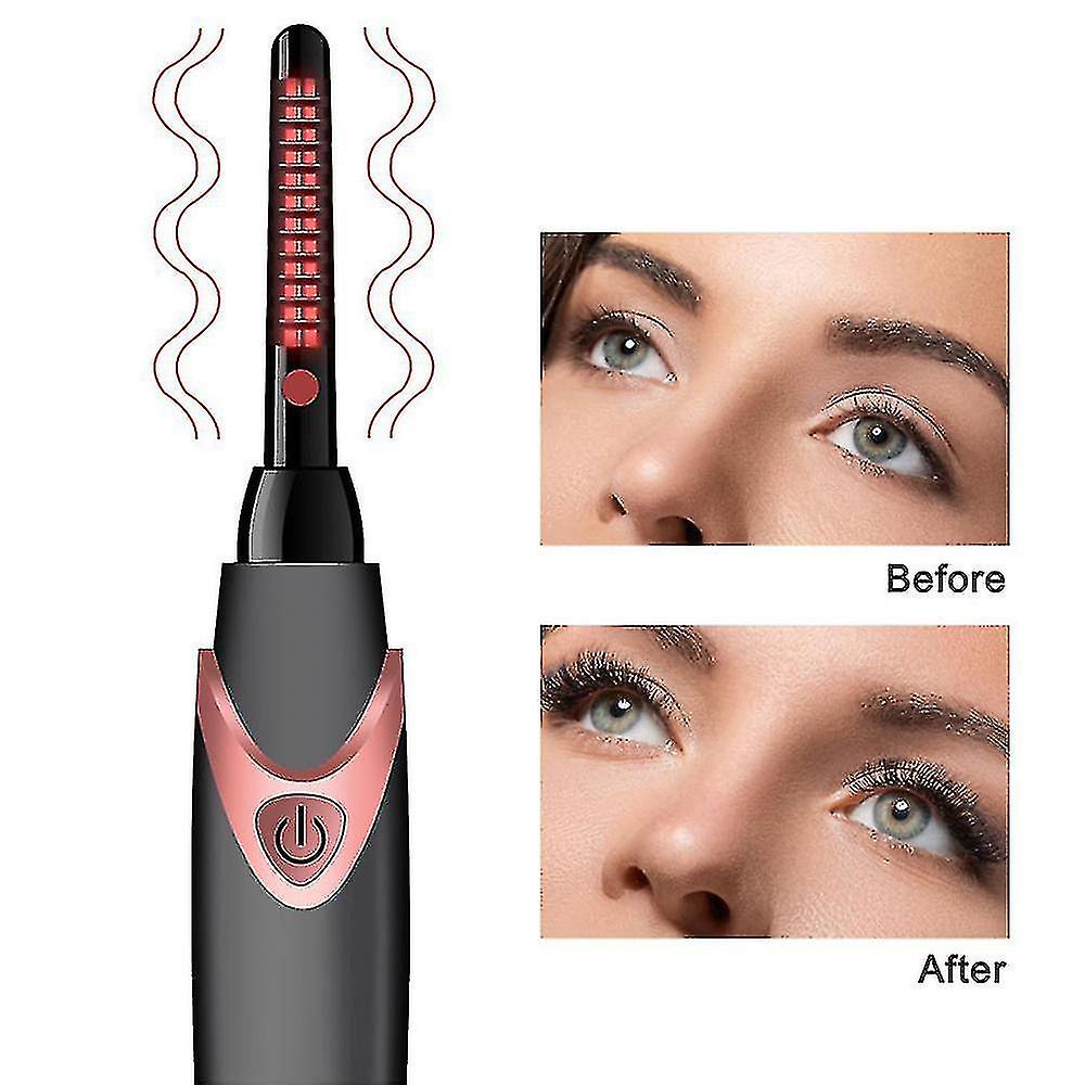 Heated Eyelash Curler , Usb Rechargeable Electric Lash Curl Tools