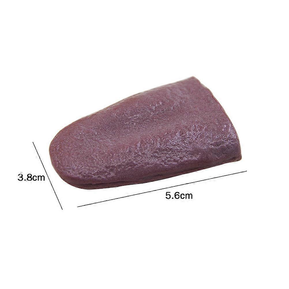 Hallowmas Tongue Props Artificial Tongue Props for Decoration 3Pcs