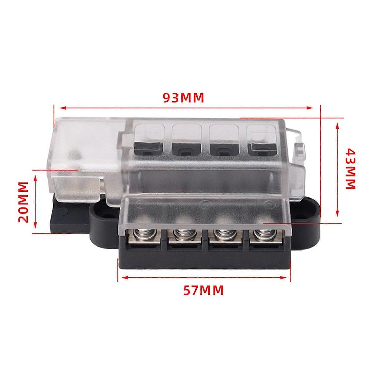 CP-4424 4 Way Fuse Box Fuse 1 in 4 Out Insulation Flame Retardant