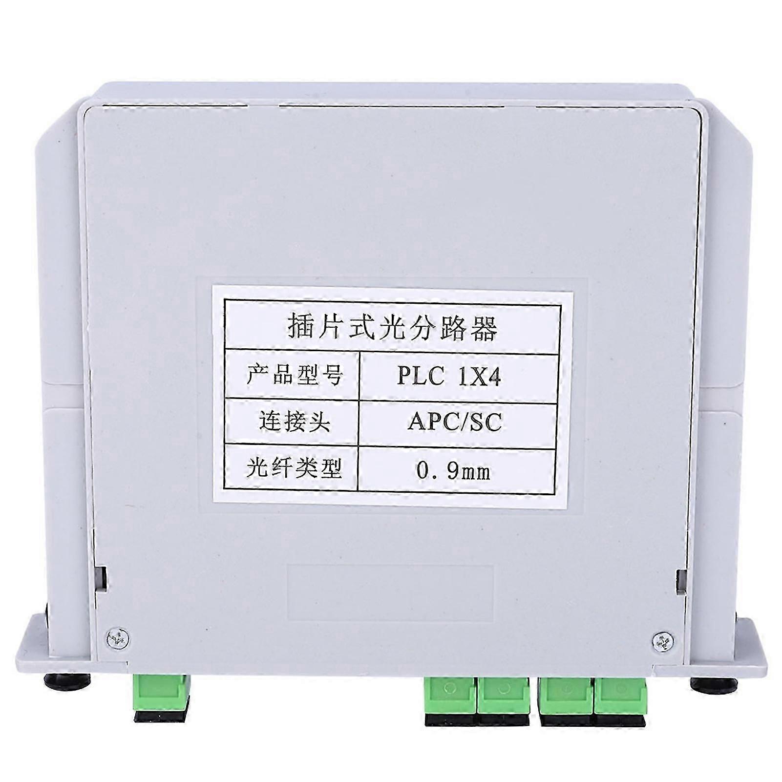 1X4 Blade Optical Splitter SC APC Single Mode PLC Optic Fiber Splitter Module