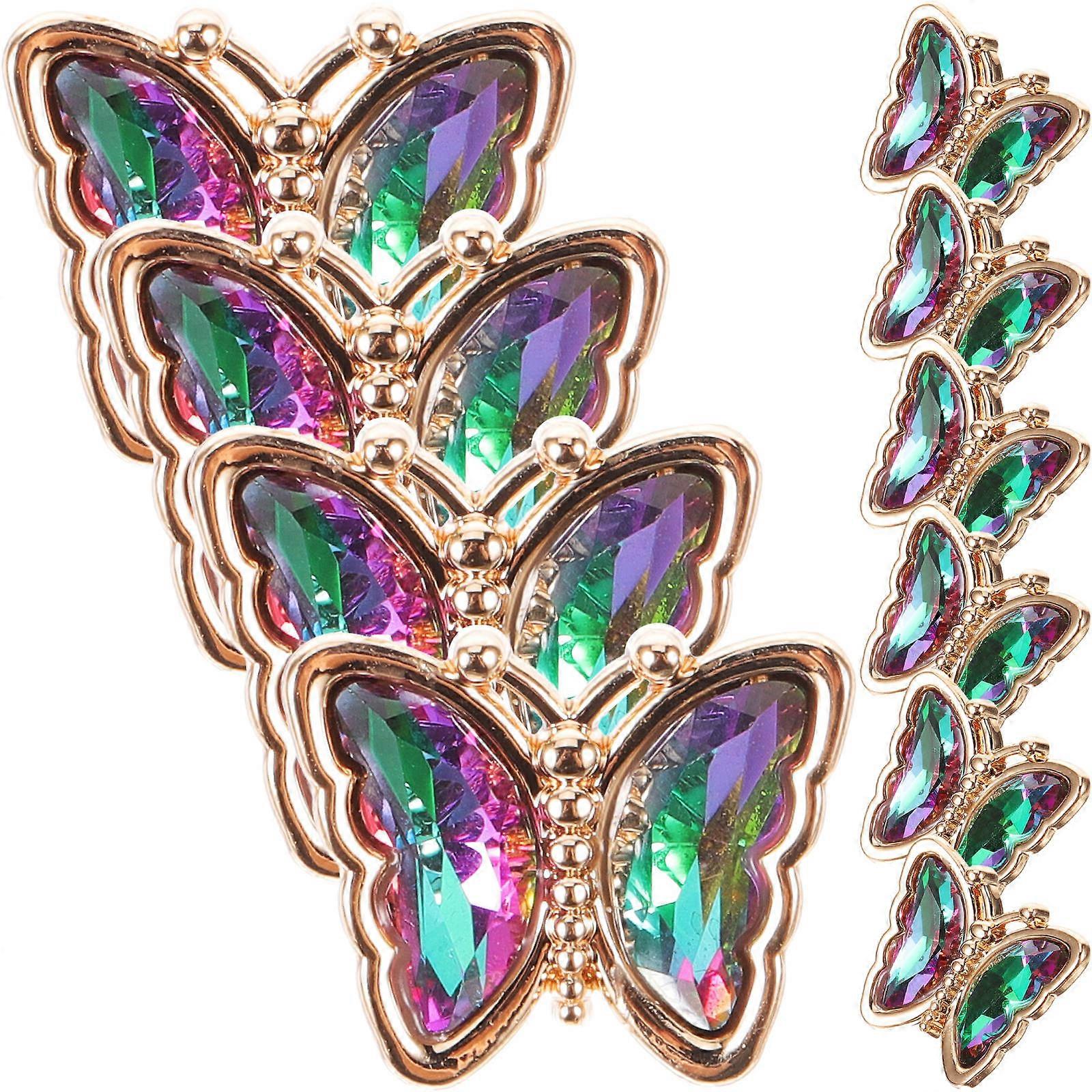 Clothing Decorative Buttons Butterfly Button for Decoration 10Pcs Metal Buttons