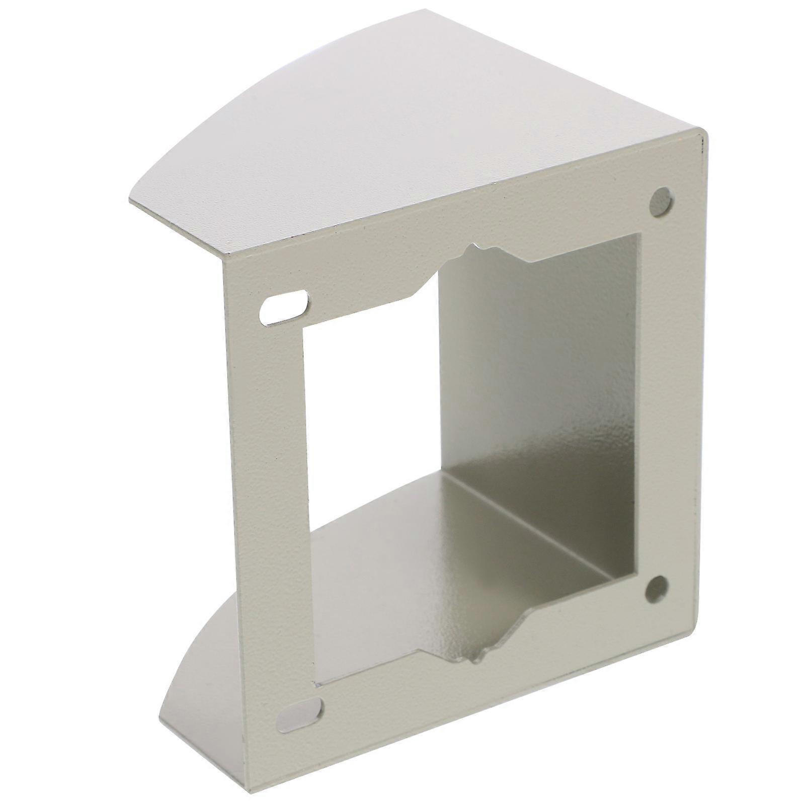 Silver Iron Electrical Box Outdoor Protector for Outlet Covers 4Pcs