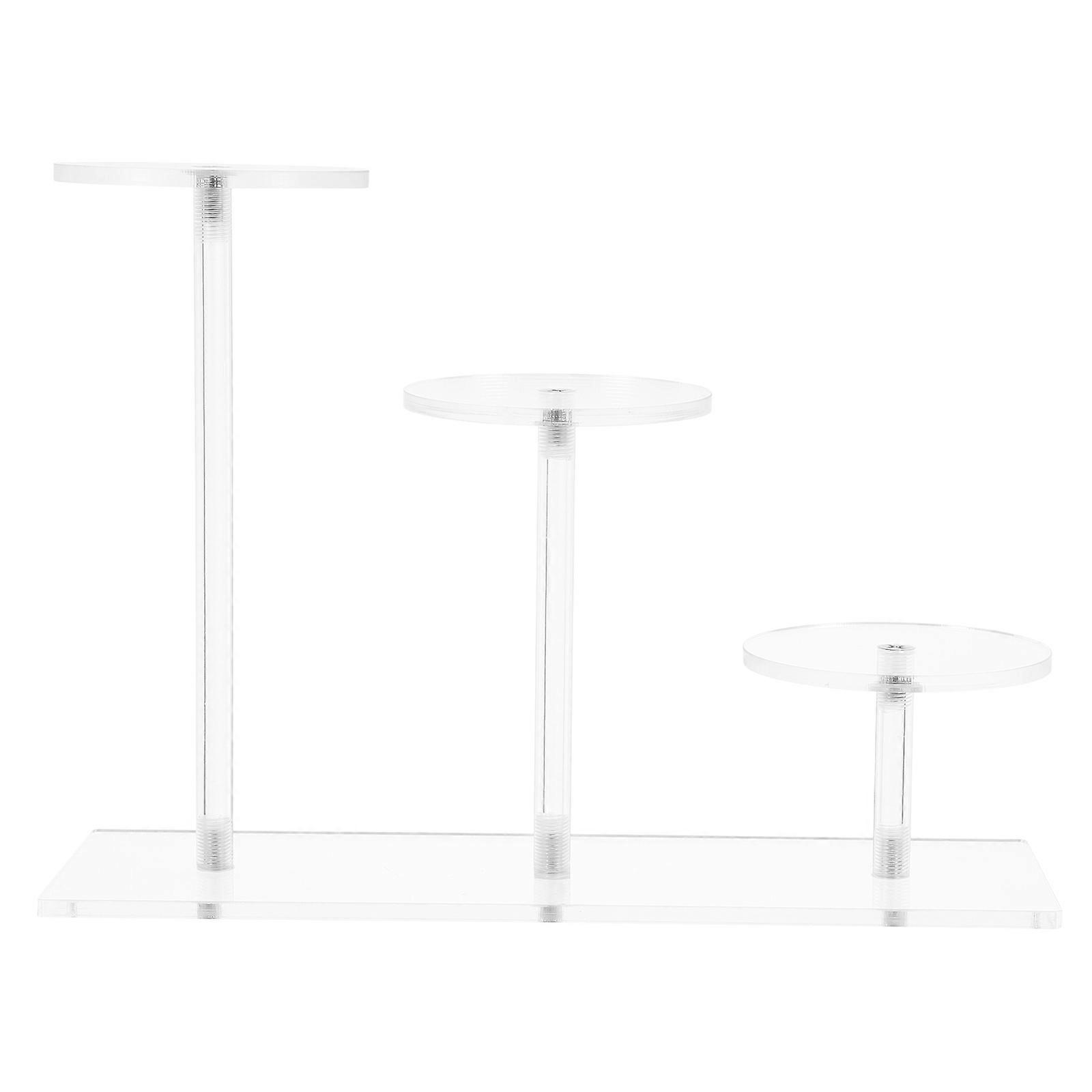 Clear Acrylic Display Holder for Desktop Or Closet with 4Sets