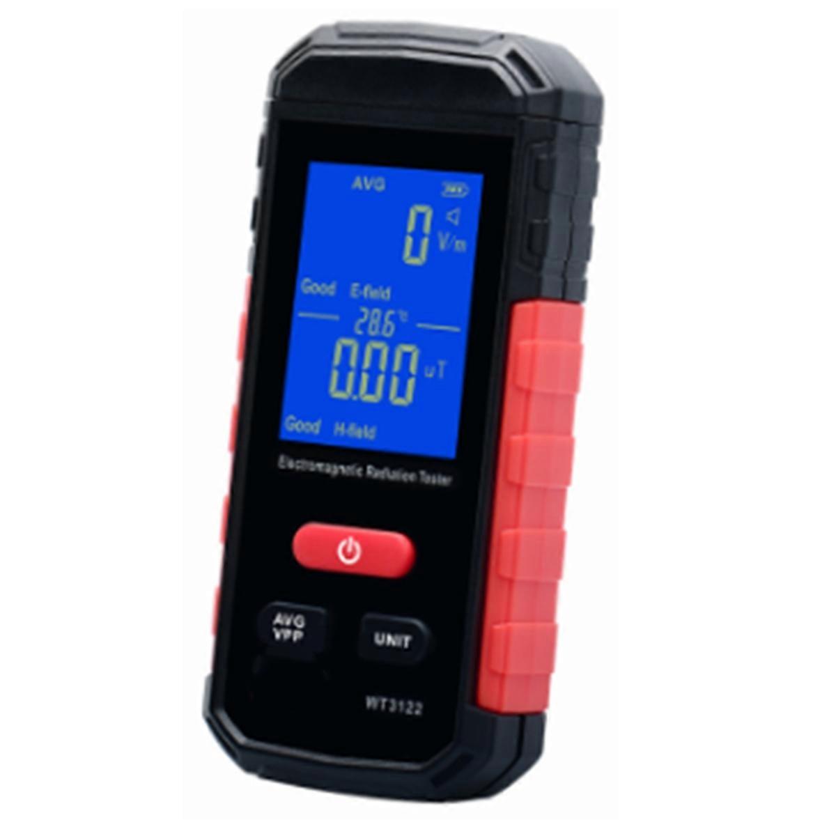 Electromagnetic Field Radiation Detector Digital LCD EMF Meter Rechargeable Counter Emission Dosimet