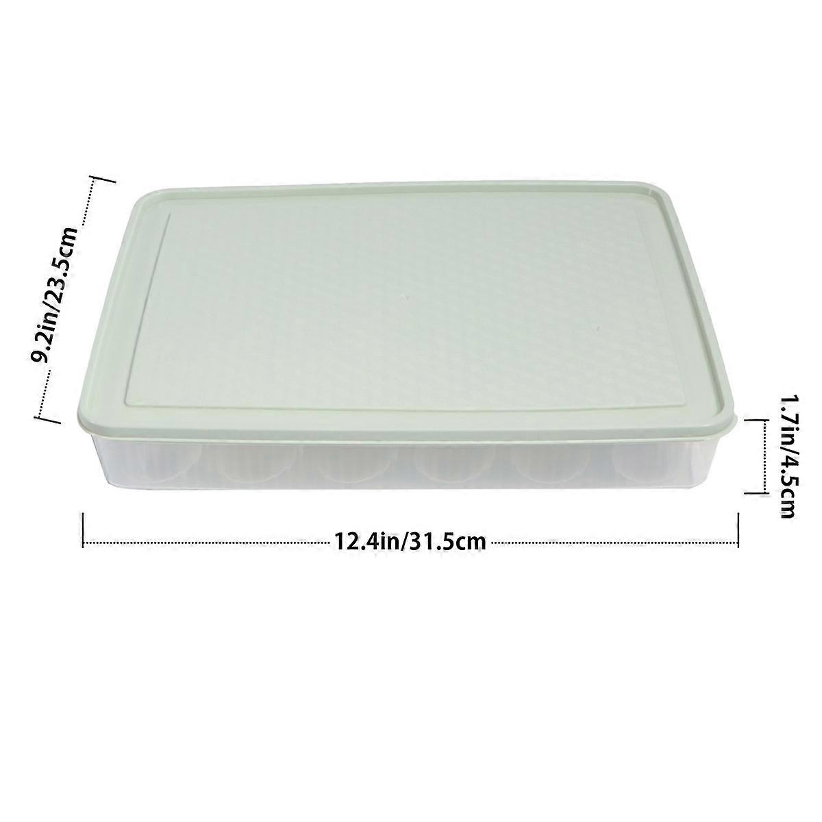 Large Capacity Egg Holder Stackable Egg Organizer for Household Users Transparent Design 1Pc