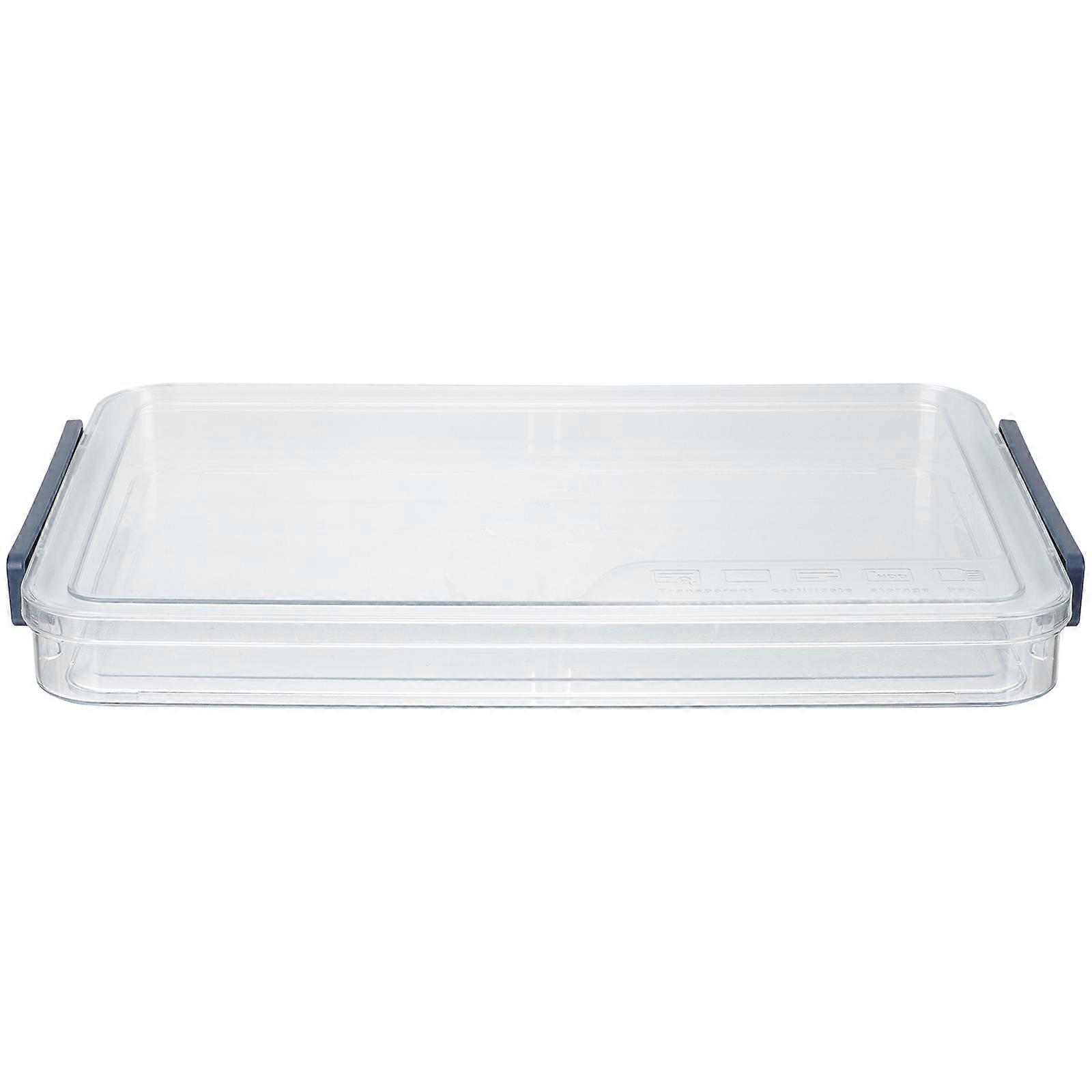 Office Paper Organizer Daily Use Desk Organizer Transparent 2Pcs
