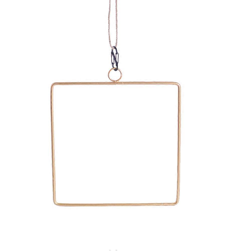 Hanging Iron Hemp Rope Hanging Decoration for 4Pcs