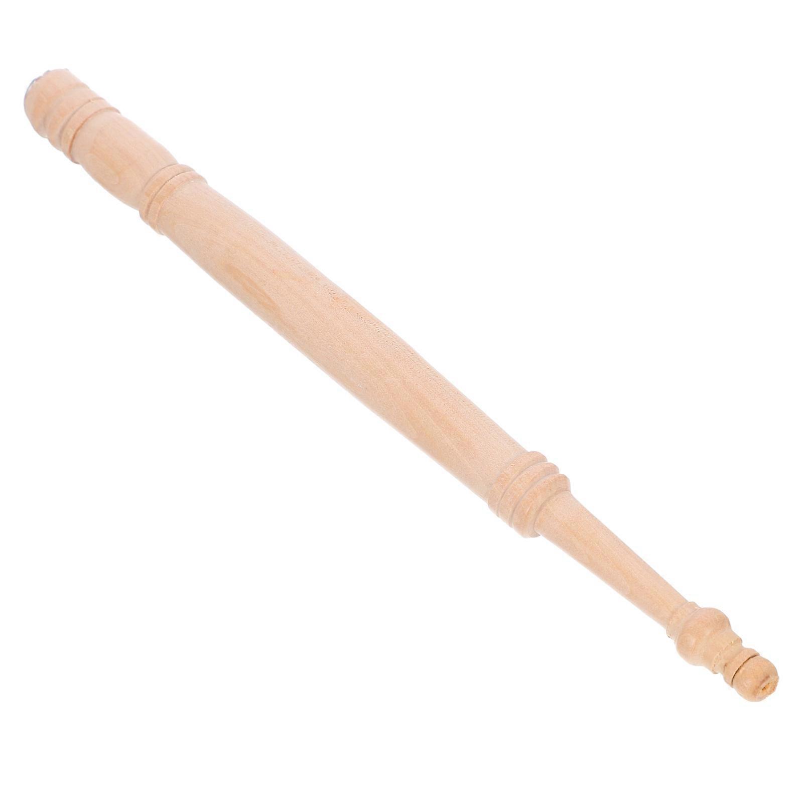 Khaki Bamboo Pencil Extender for Sketching Reusable Tool 5Pcs