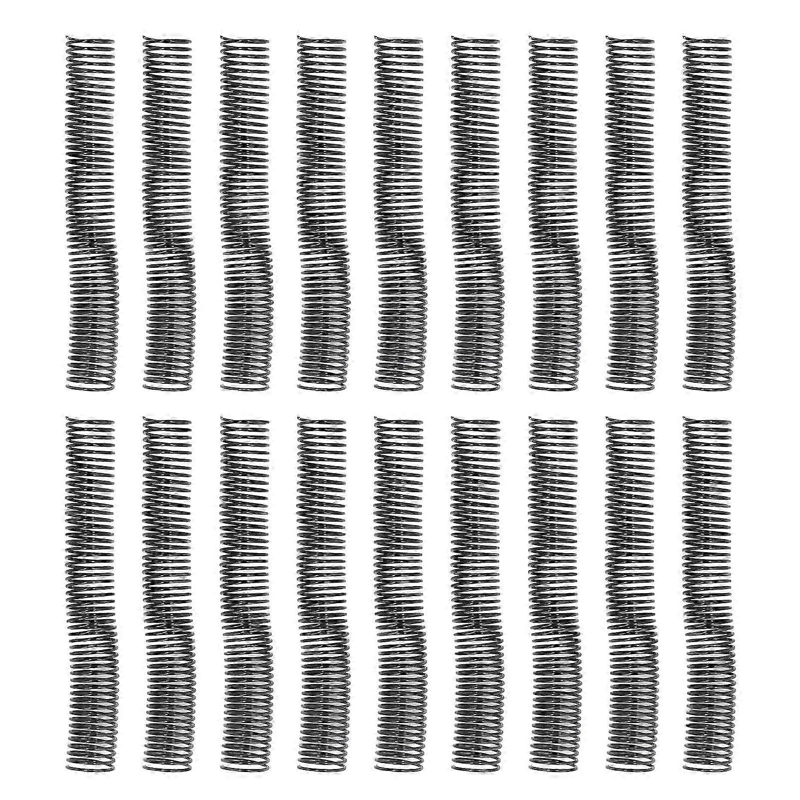 Uadme Spiral Binding Coil, 18 Pcs PVC Plastic Spiral Binding Coil 38mm Diameter 48 Loop 4:1 Pitch 310 Sheet Capacity Spiral Binding Spine for A4 Paper