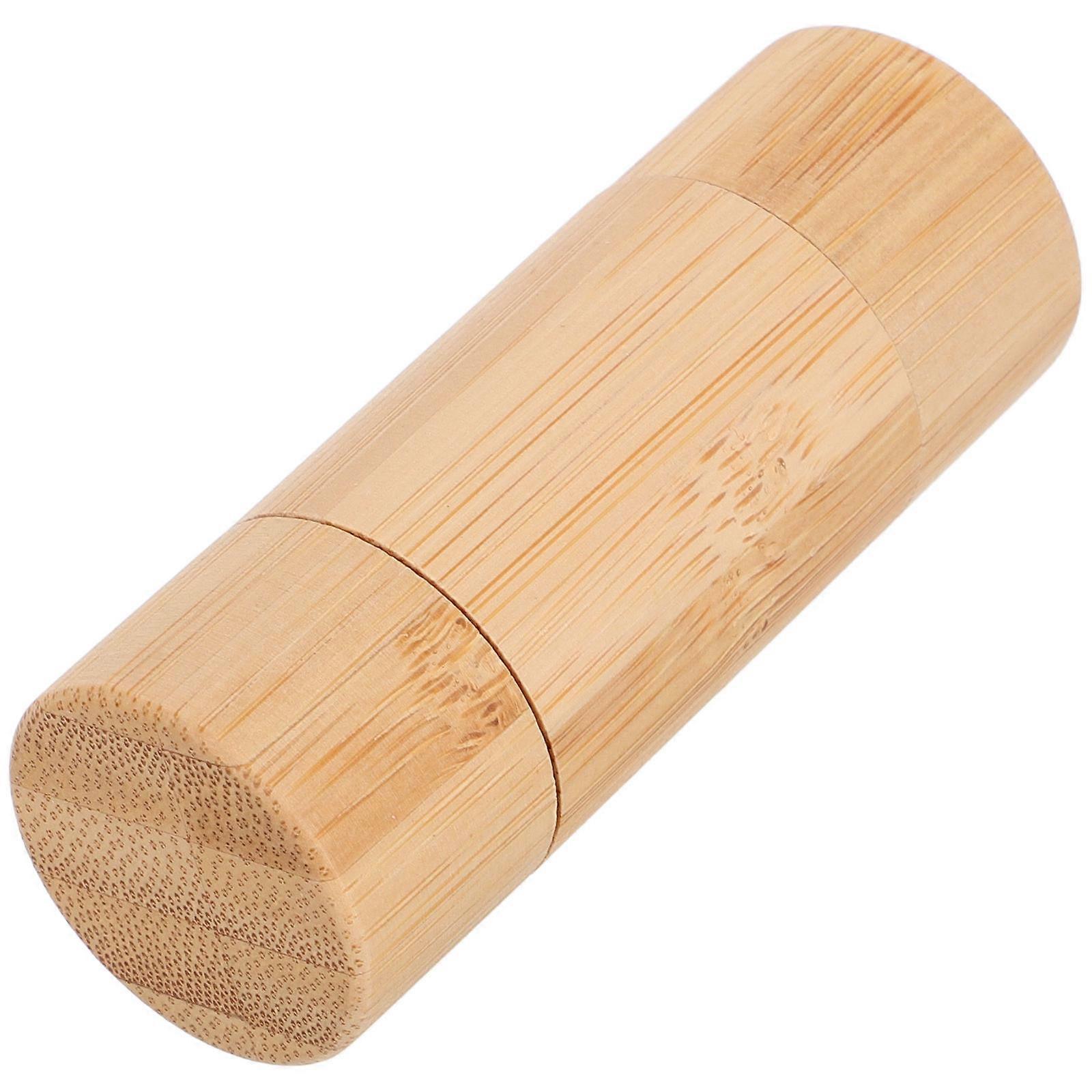 Face Oily Skin Control Tool Bamboo Volcanic Stone Roller with 3Pcs for Home Use