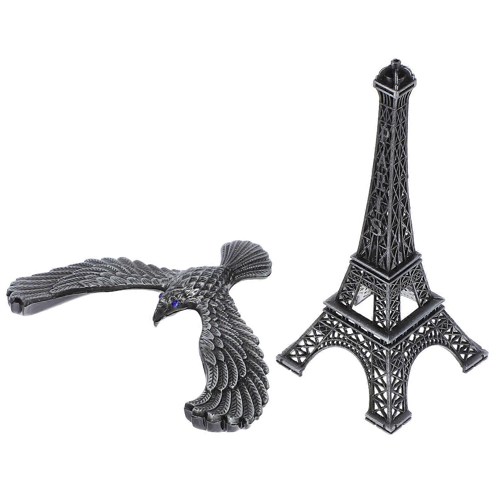 Balancing Eagle Model Eiffel Tower Decor For Home Office Decoration Multi Decorative 1Pcs