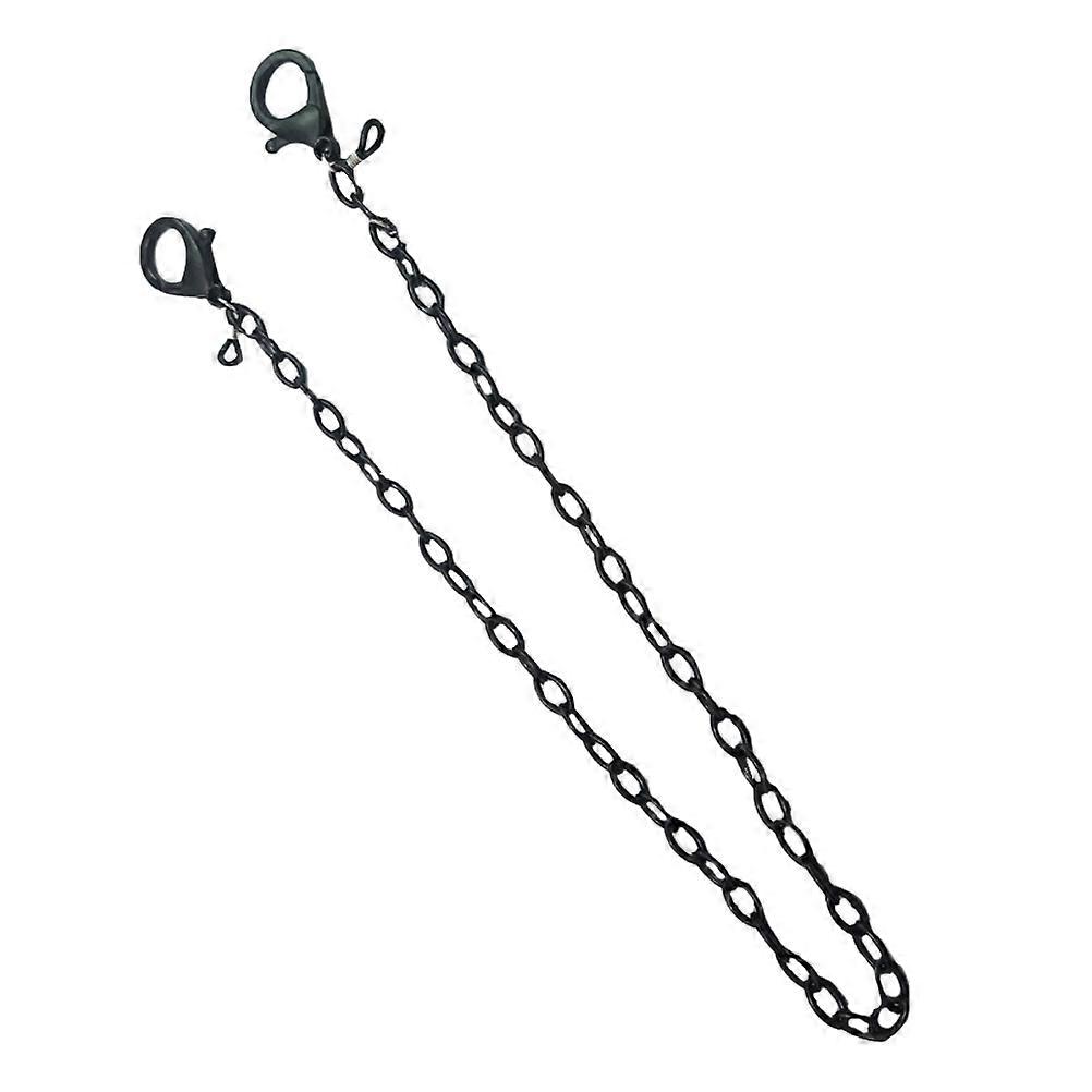 Practical Mask Strap Multipurpose Strap for Mask Hanging 3Pcs Black Acrylic