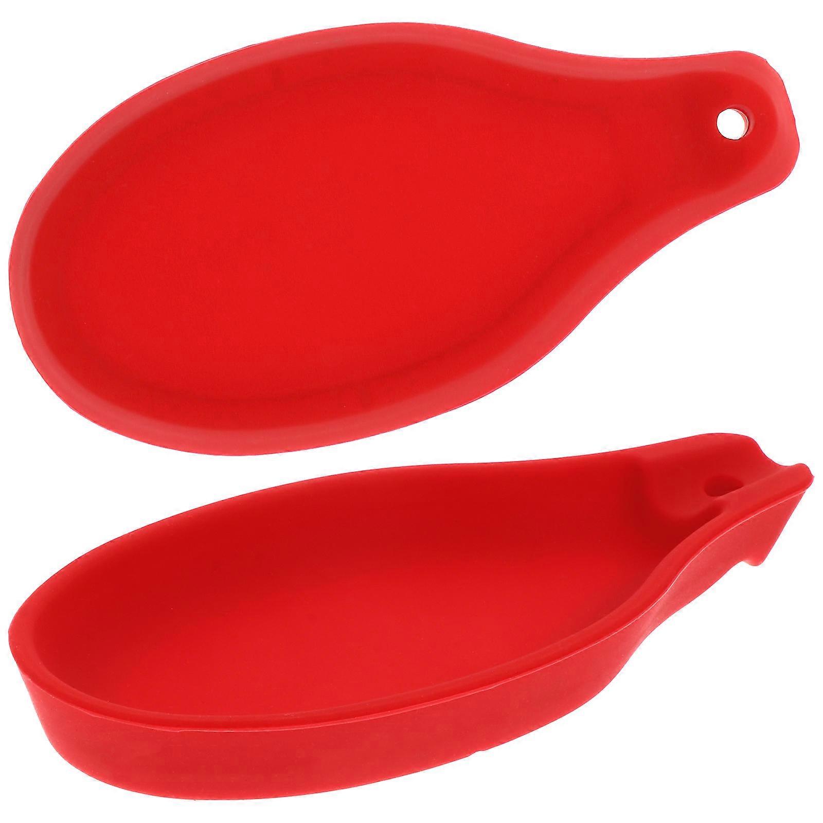 Silicone Spoon Holder Spoon Rest for Home Use 6Pcs Pack