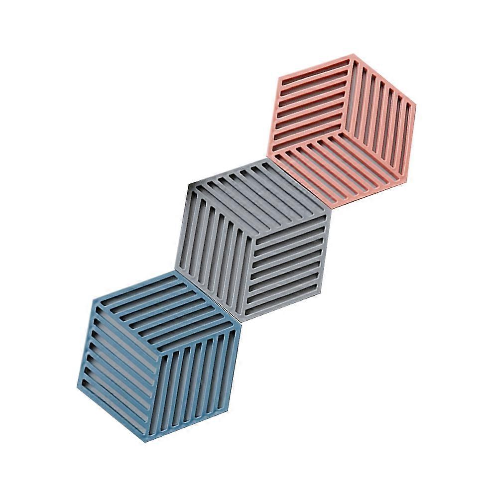 Creative Mat for Heat Insulation 3Pcs Anti-Slip Design
