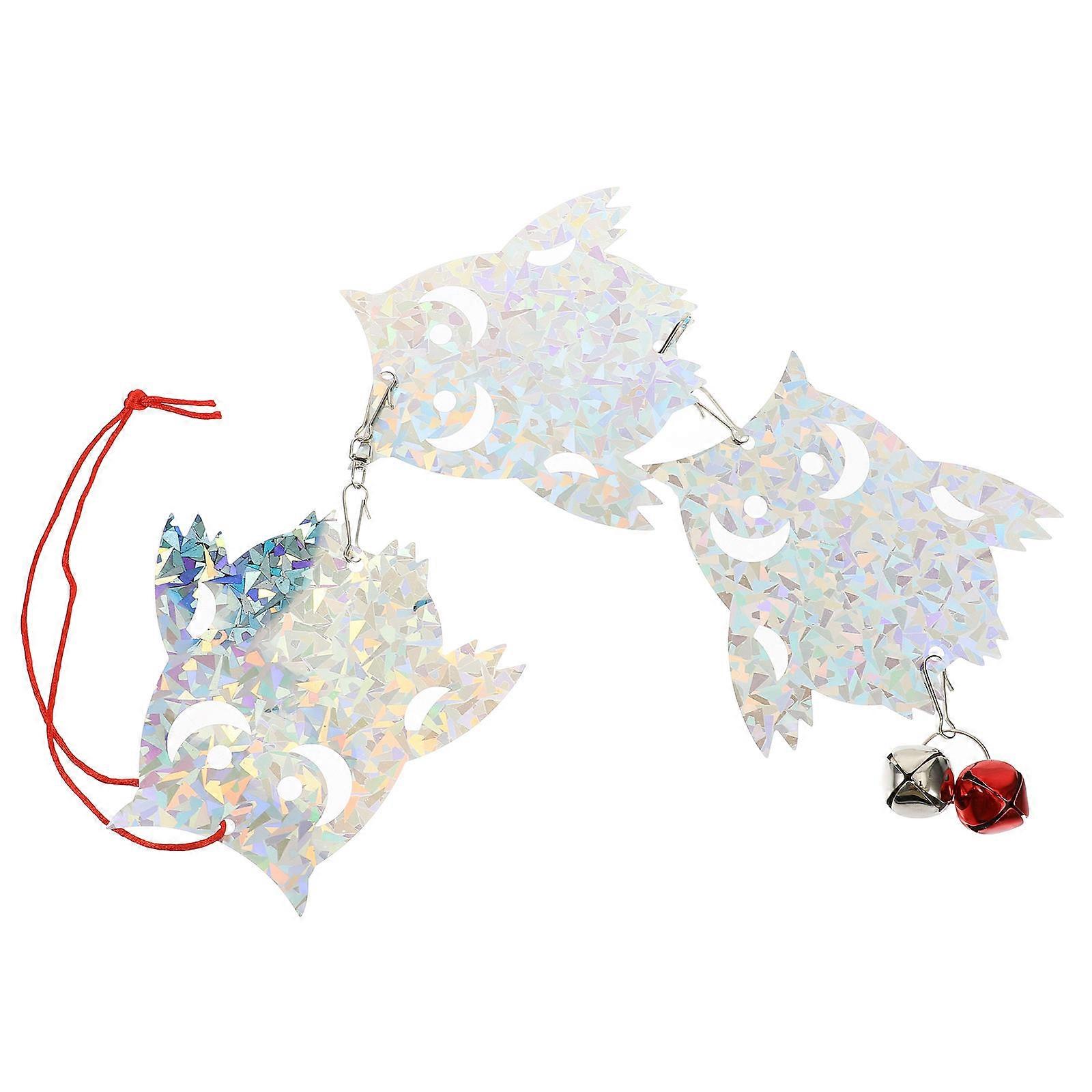 Creative Design Bird 2Pcs Rhombus Shape Suitable For Porch Outdoor Spaces Sound Deterrent