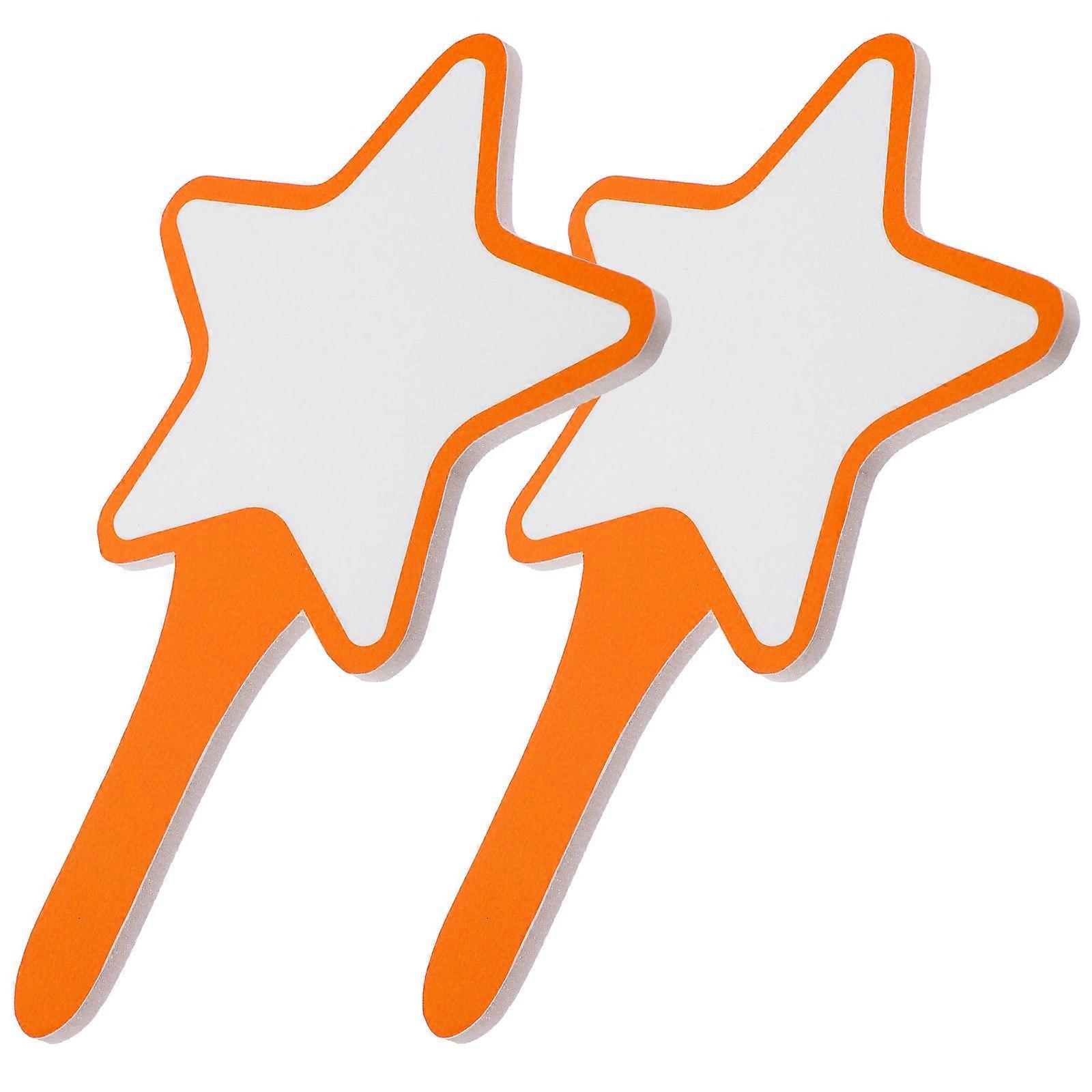 Orange Foam Handheld Whiteboards 6Pcs for Scoring Board Use