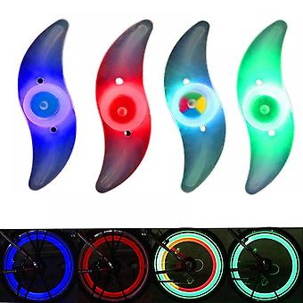 Veeki 3 Modalità di Illuminazione LED Neon Ruota Della Bicicletta Raggio Luce Impermeabile Colore Bici Di Avvertimento Di Sicurezza Luce 4 pz Ciclismo Luce Accessori Per Biciclette