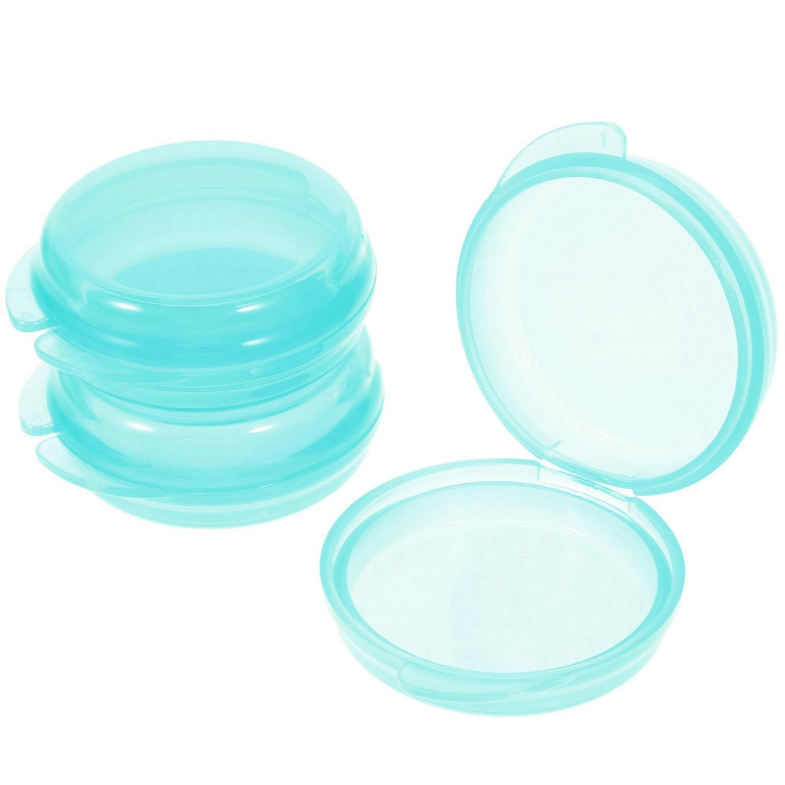 Mini Pills Organizer 6 Pcs Simple Design Travel Use Case Suitable For Daily Pill Organization And Easy Access In Green