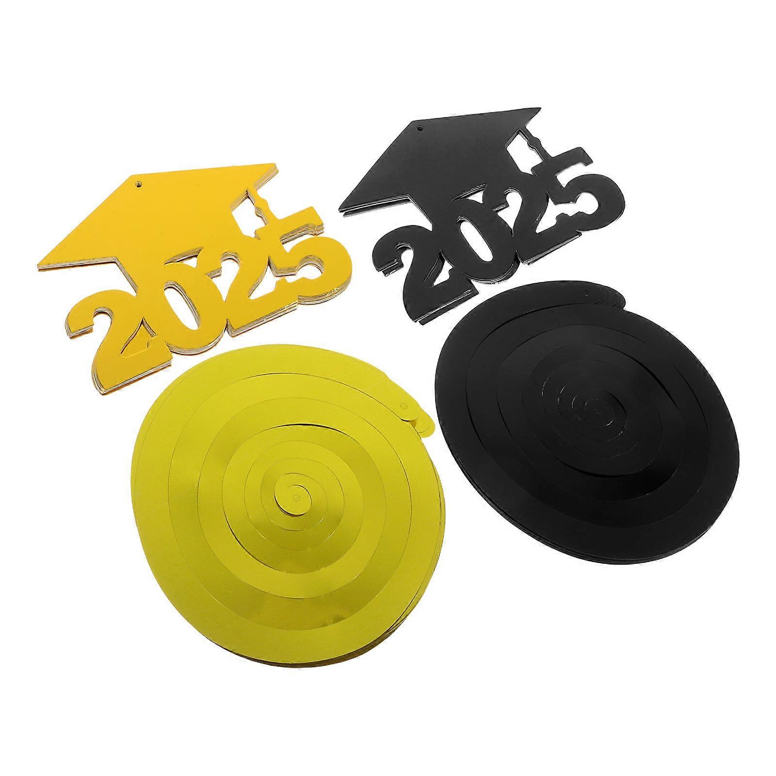 Assorted Color Graduation Spiral Hanging Decorations for 90Pcs Celebration