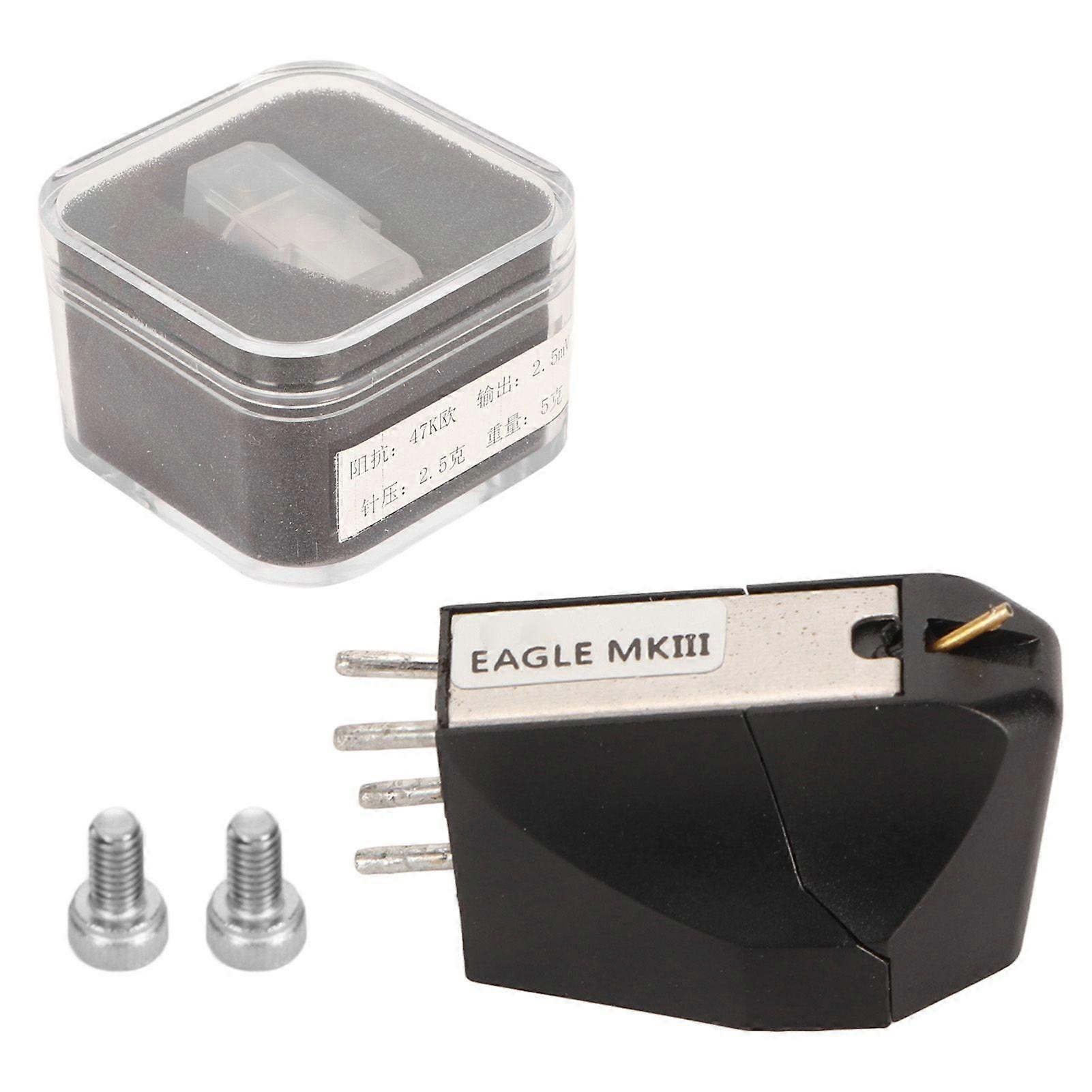 Magnetic Cartridge Stylus High Accuracy Replacement Moving Magnet Cartridge for LP Record Player