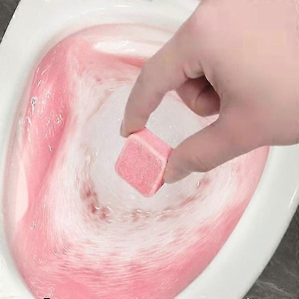 WC-kulhon puhdistus poretabletti PINK - varastossa vaaleanpunainen