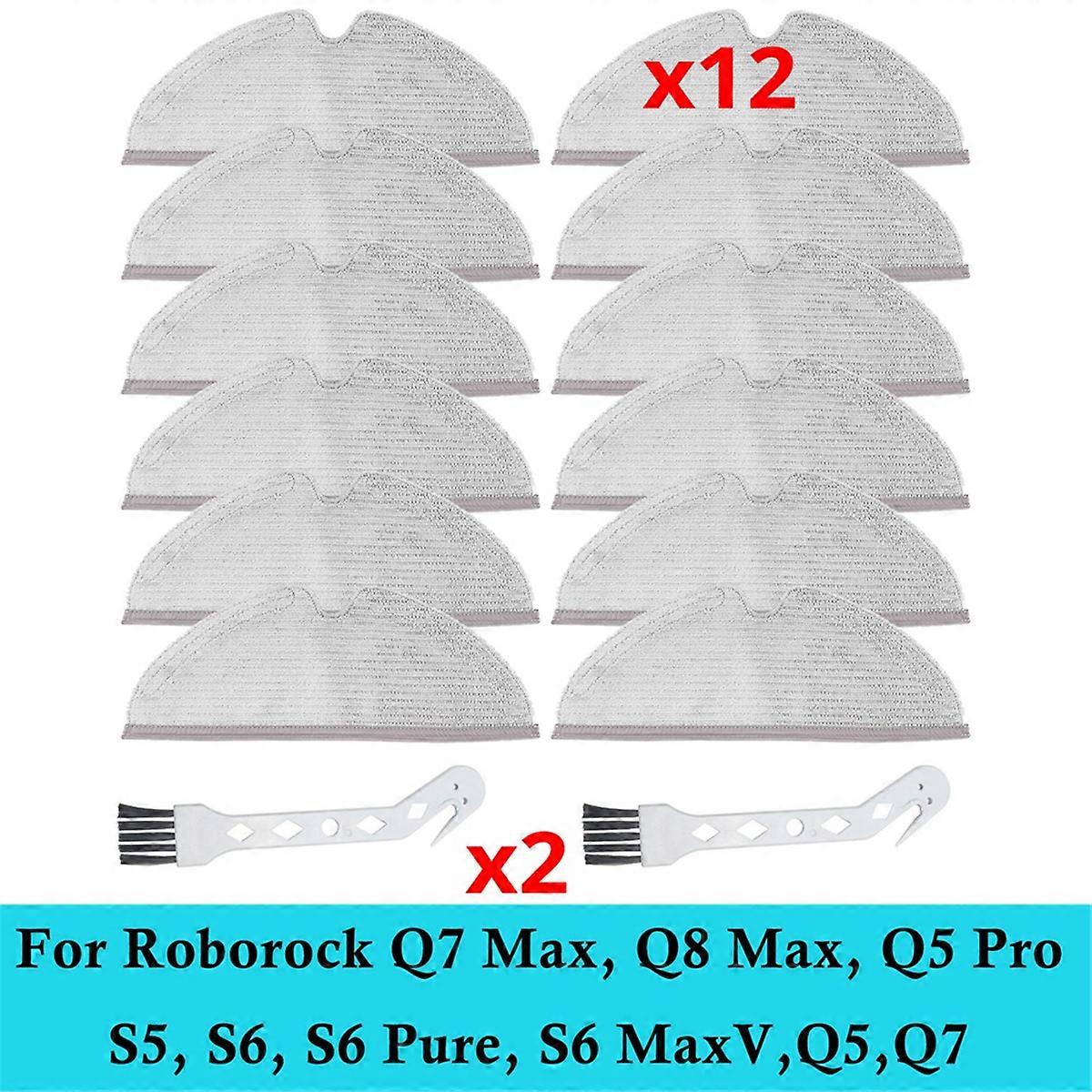 For T8Q7MAX+ Robot Sweeper Cloth Replacement Parts Accessories Brush