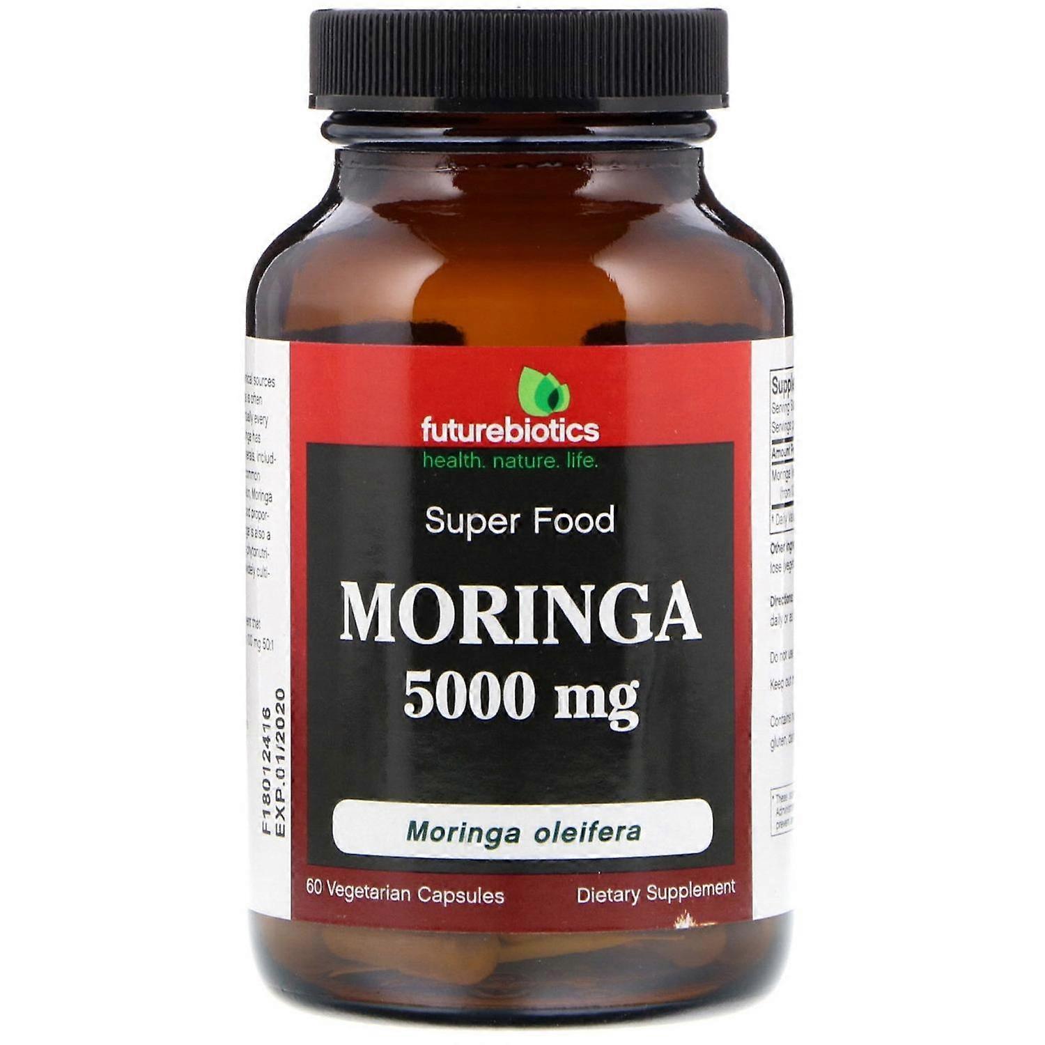 FutureBiotics, Moringa, 5,000 mg, 60 Vegetarian Capsules