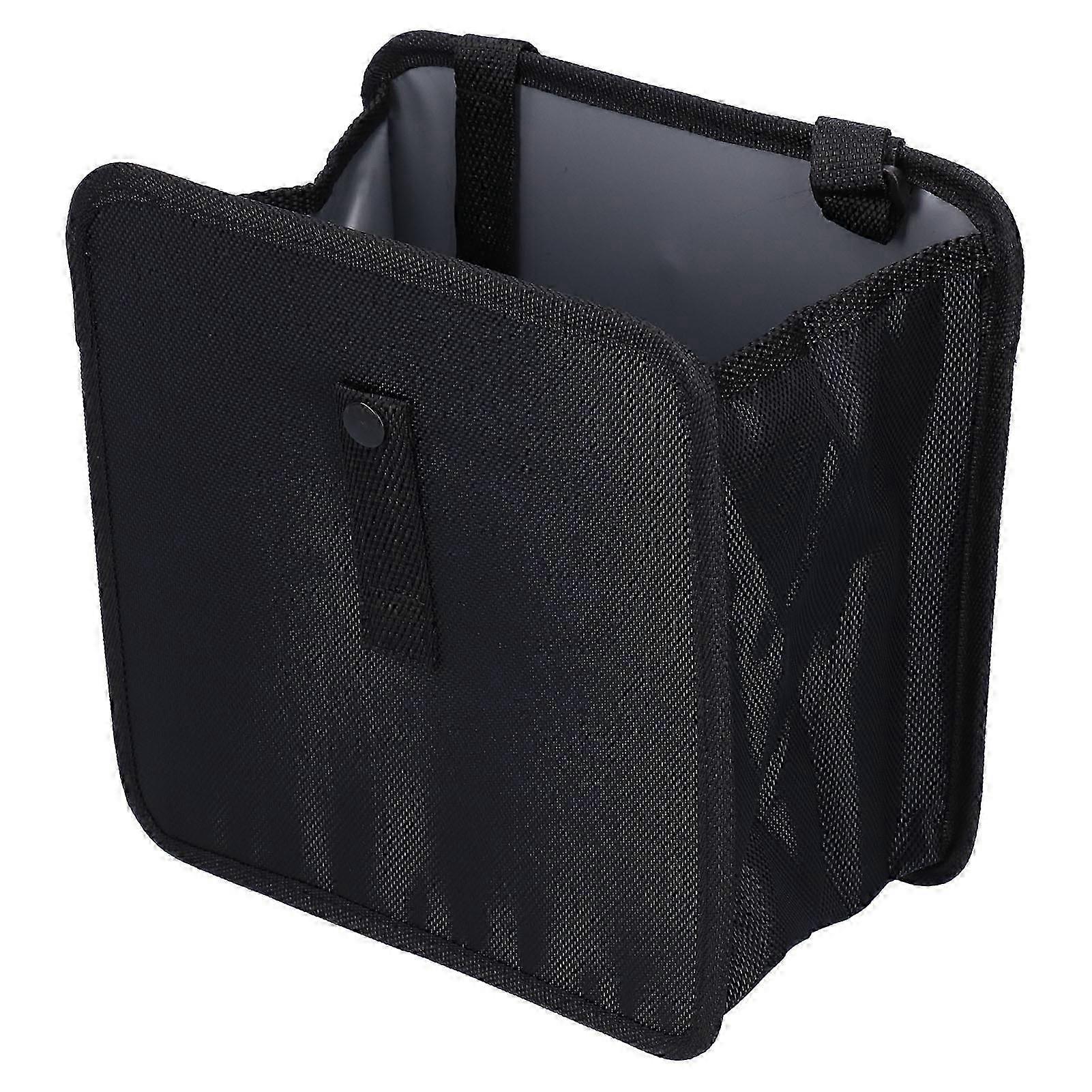 Portable Car Garbage Bin Multifunctional Artificial Leather Garbage Bin Organizer Universal