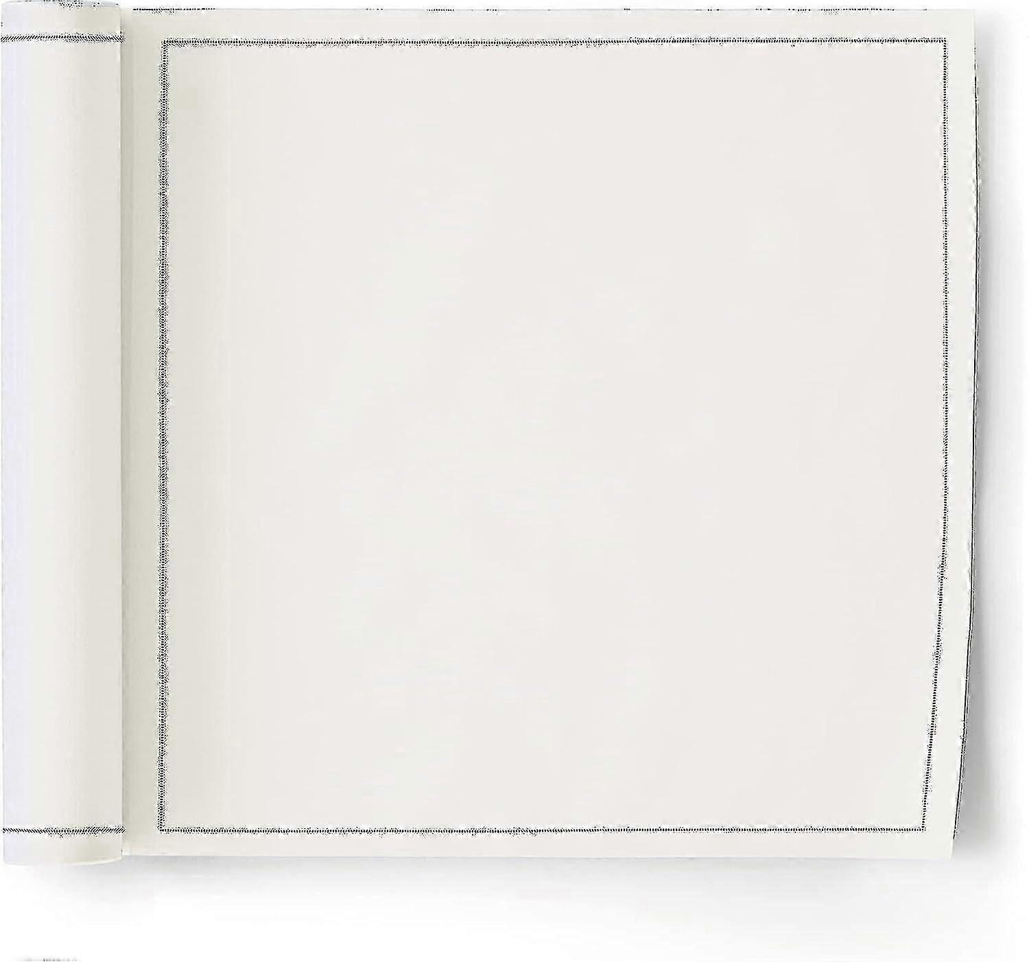 Serviettes Mydrap, Coton, Blanc, 32 x 32 cm
