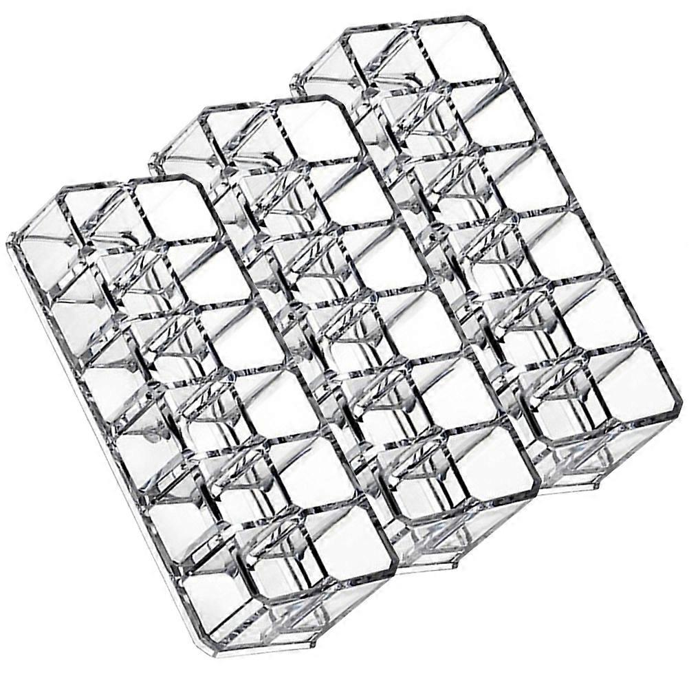 Lipstick Rack 12 Slots Lipstick Organizer for Storage with Multi-Grid Design