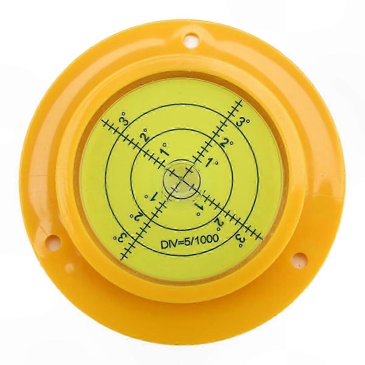 Circular Bubble Level, 90x17mm Precision Round Spirit Level for Accurate Measurement