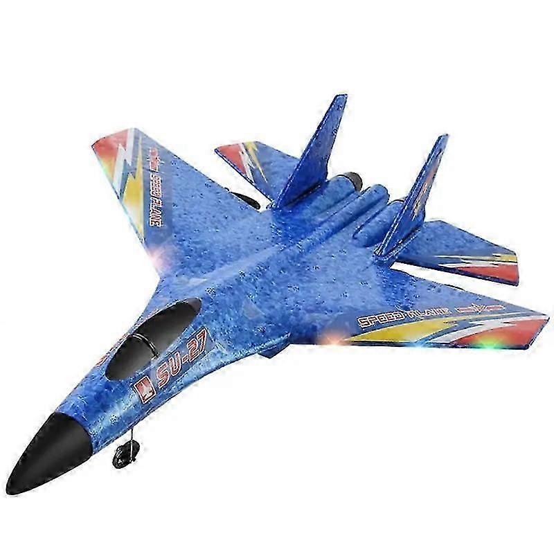 RC Aircraft SU-27 RC Plane 2.4G Radio Control Glider Remote Control Fighter Glider Foam Airplane Boys Toys for Children