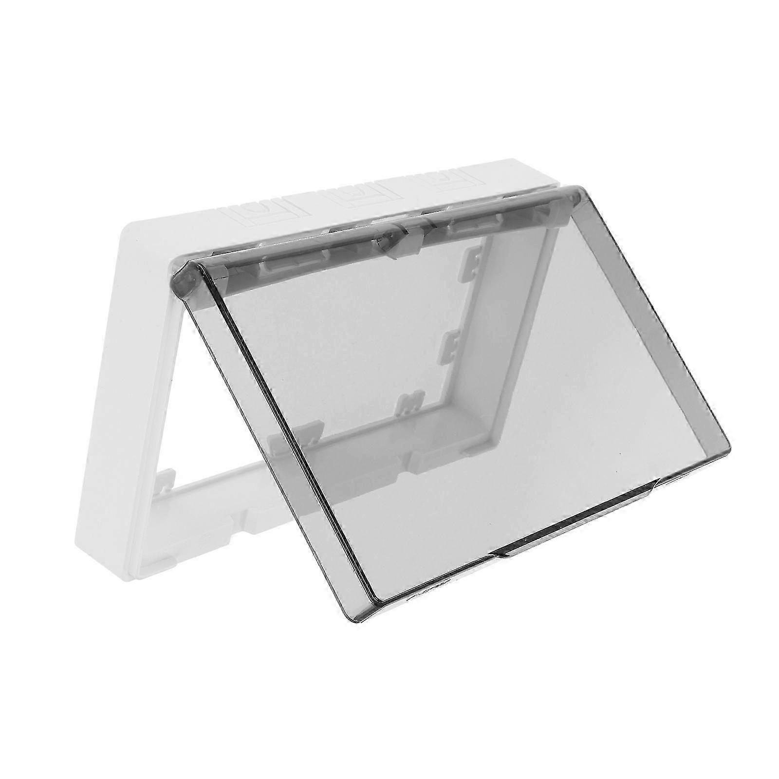 Insulated Slot Switch Cover Wall Protector Socket Box with Retaining Buckle Durable Easy Install for Indoor Outlet Safety Edition 1030