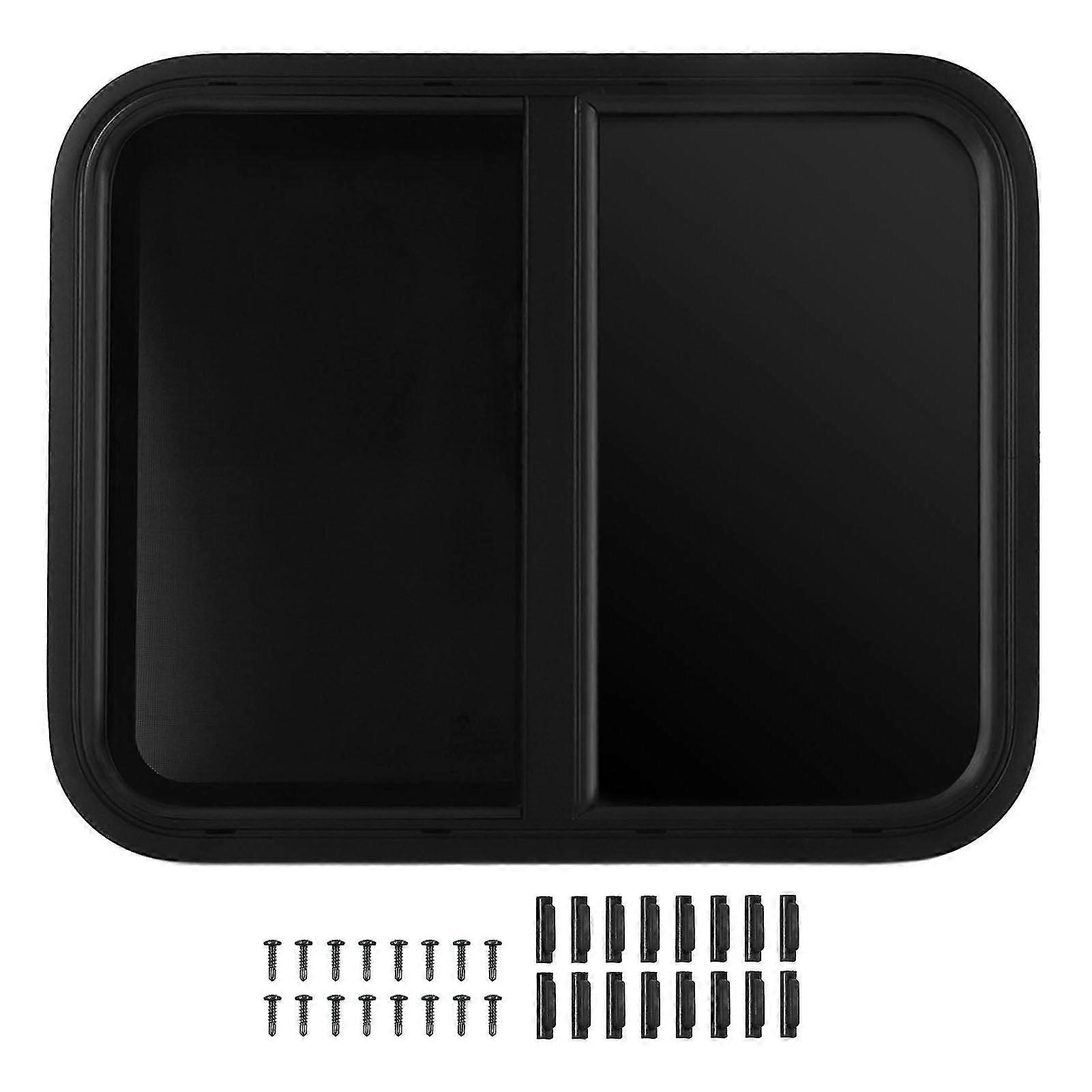 Rv Window Comfortable Touch Anti Oxidation Rounded Corner Waterproof Push Pull Sliding Rv Window Sealed For Engineering Car